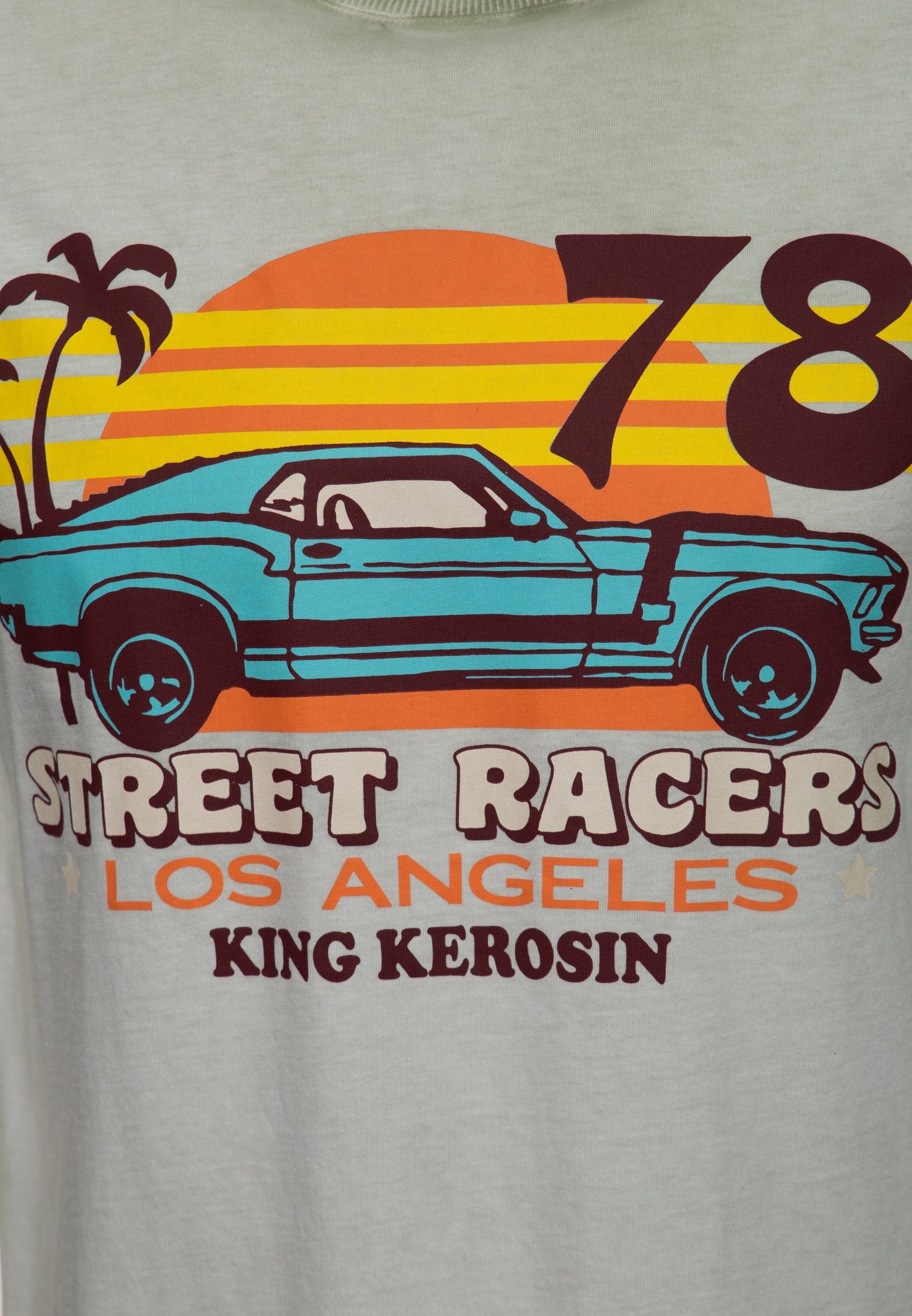 Racers KingKerosin T-Shirt Look 70s im Street L.A.