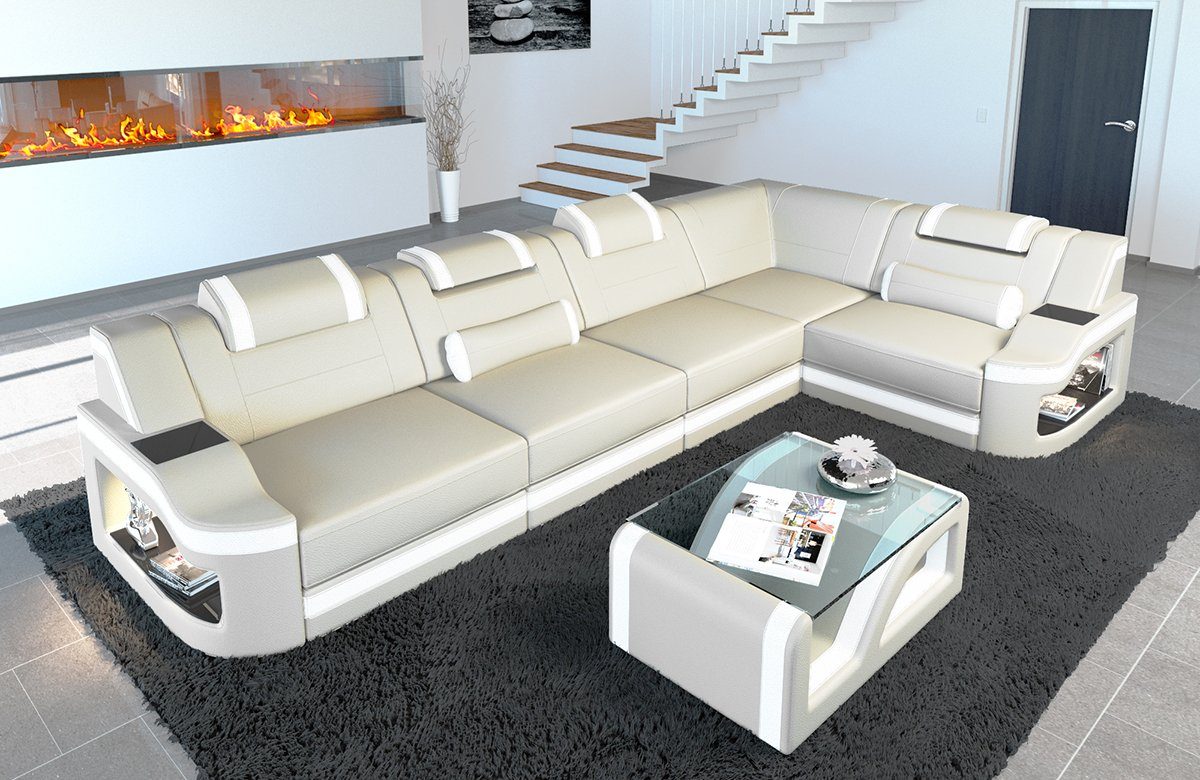 Sofa Dreams Ecksofa Ledersofa Padua L günstig online kaufen