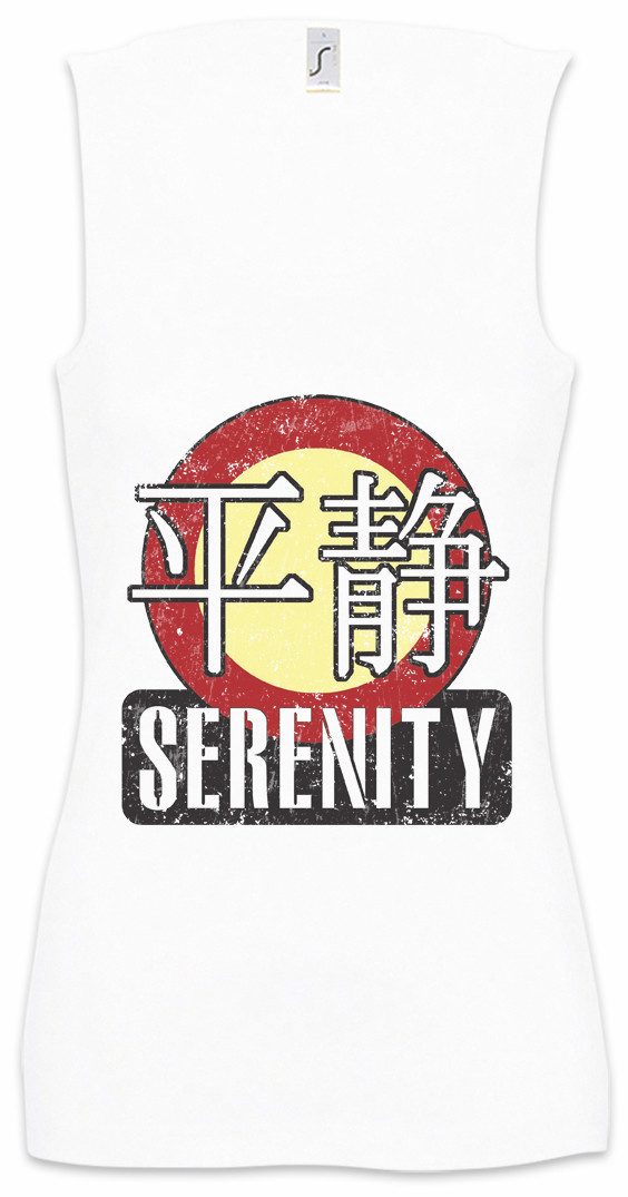 Tanktop Leaf Patch Ärmelloses Damen T-Shirt Firefly Bronze Ship I Am Leaf Wind