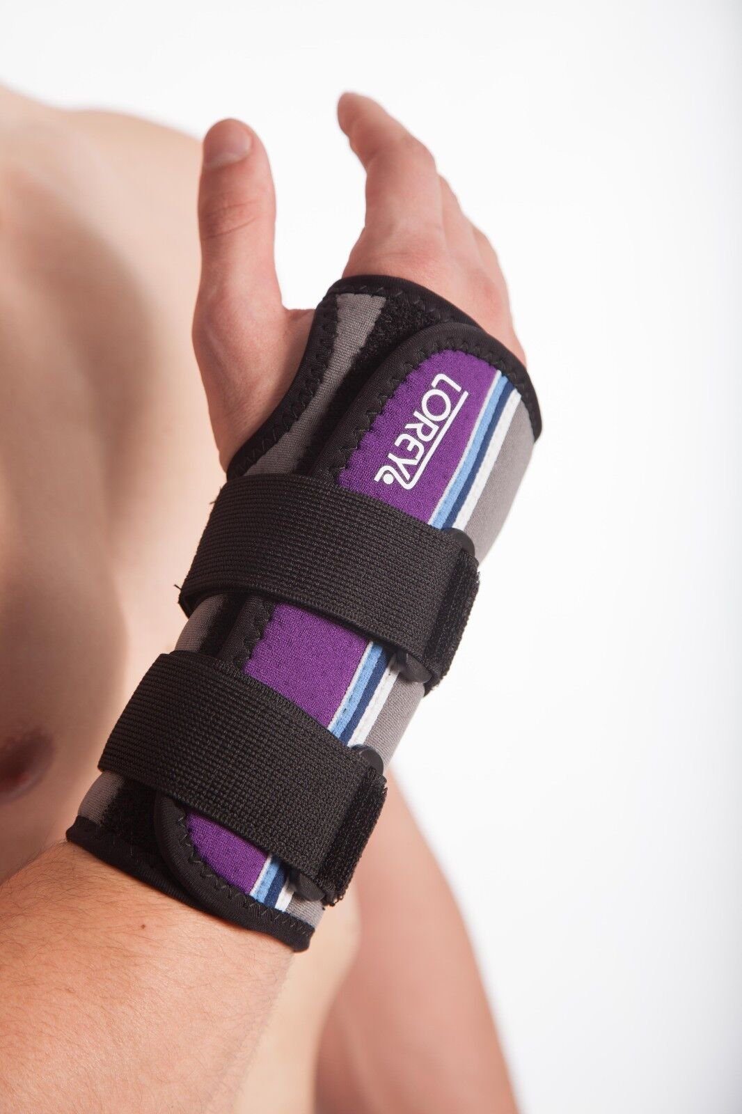 Lorey Medtec Handbandage WR12012A Handgelenkbandage aus offenporigem Neopren, Handgelenkstütze
