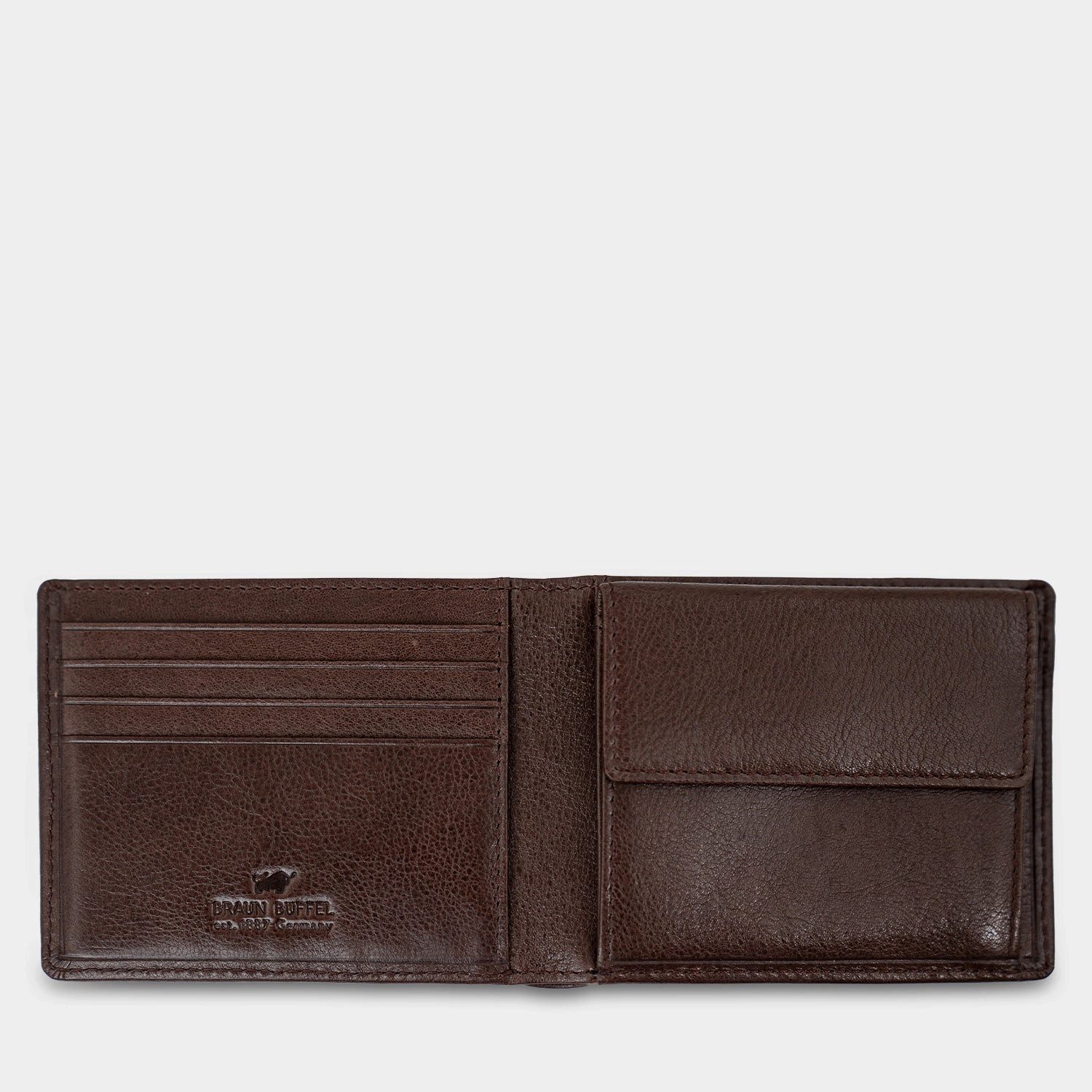 Braun Büffel Geldbörse AREZZO RFID Geldbörse 4+4 Kartenfächer braun