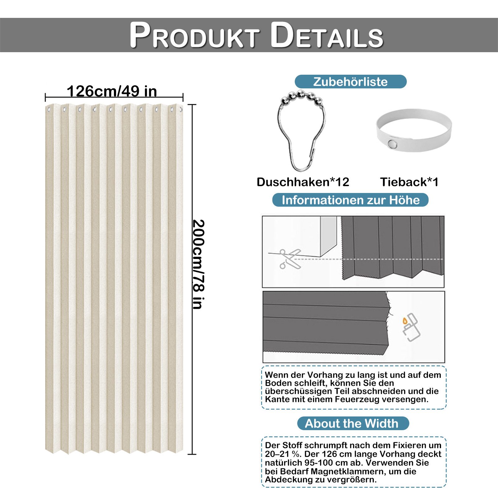 BTTO V&G Türvorhang Türvorhang Wasserdicht Raumteiler günstig online kaufen