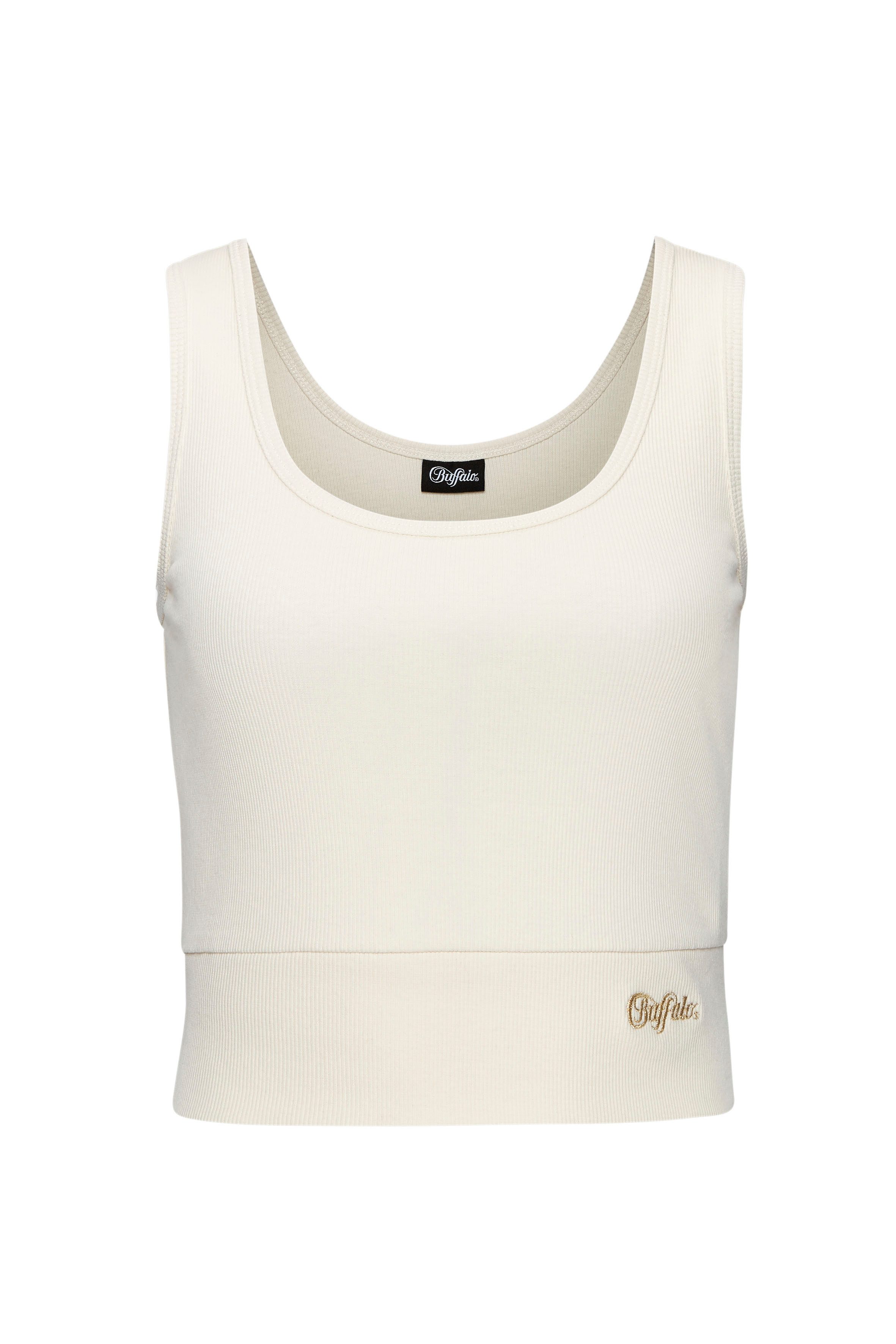 Buffalo Crop-Top in Rippstruktur mit breitem Bund. € 19,99