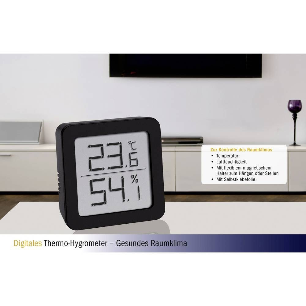 TFA Thermo-Hygrometer weiss Dostmann Hygrometer