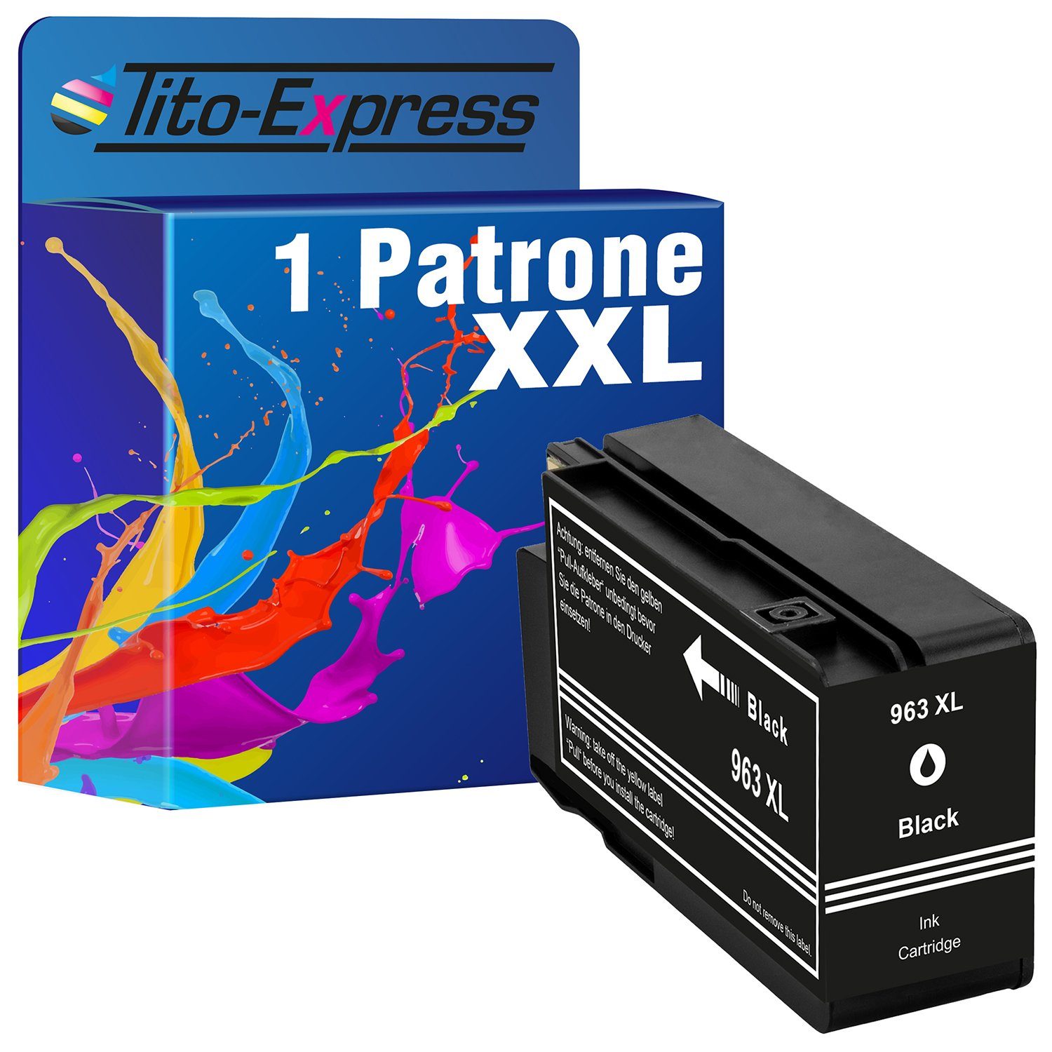 Tito-Express ersetzt HP 963 XL 963XL Black Tintenpatrone (für HP Officejet Pro 9010 9012 9020 9014 9022 9025 9019 9016 9015 9018)