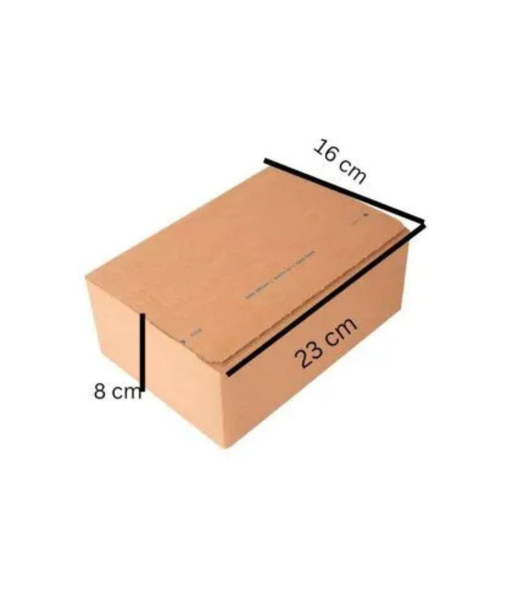 Versandkarton Packfix 30 (230 x 160 x 80 mm) mit Automatikboden, Eigenschaften: Automatikboden, Selbstklebeverschluss, Aufreißhilfe