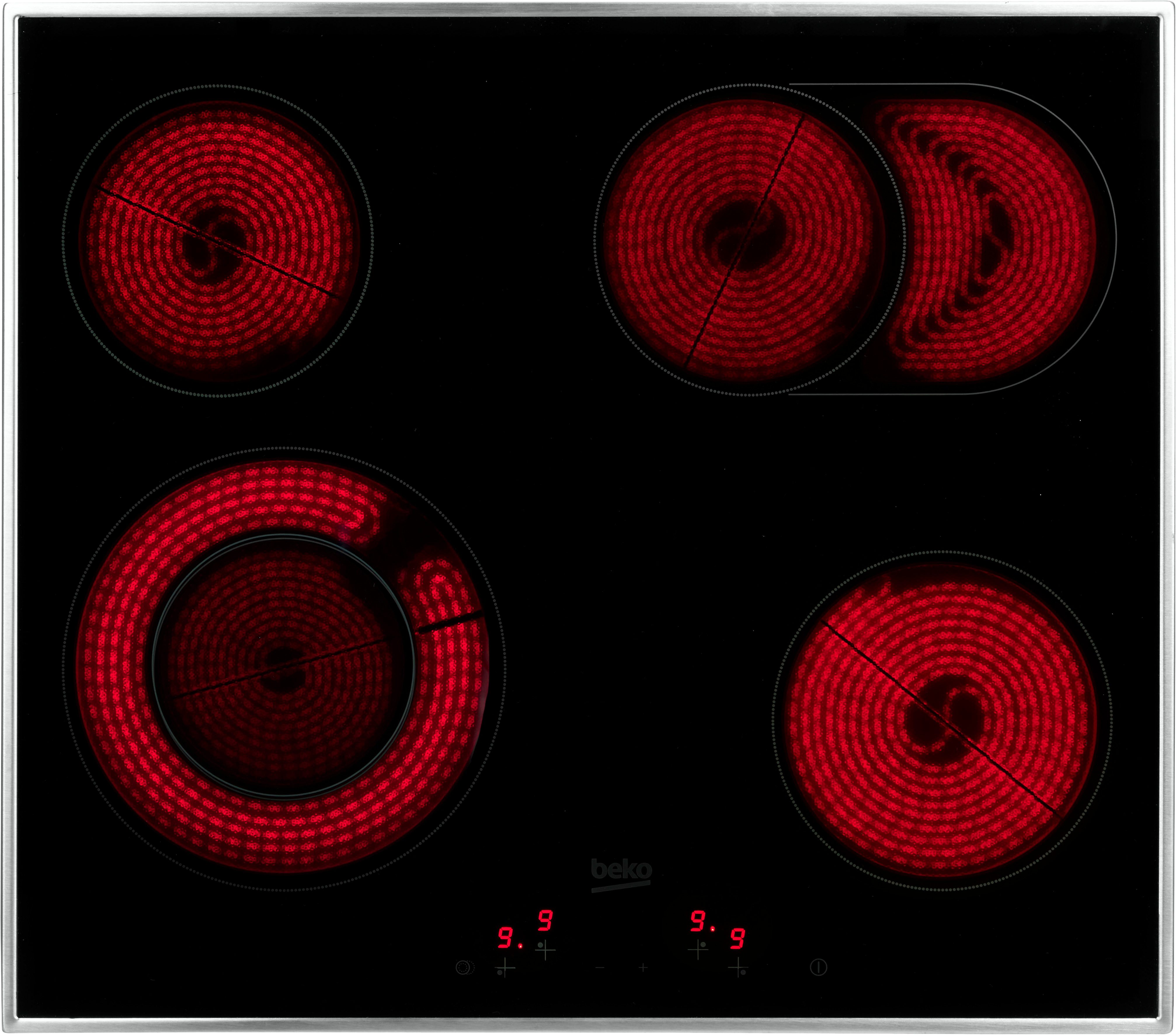BEKO Elektro-Kochfeld EB9741XHL, Booster-Funktion – Für besonders schnelles Aufheizen