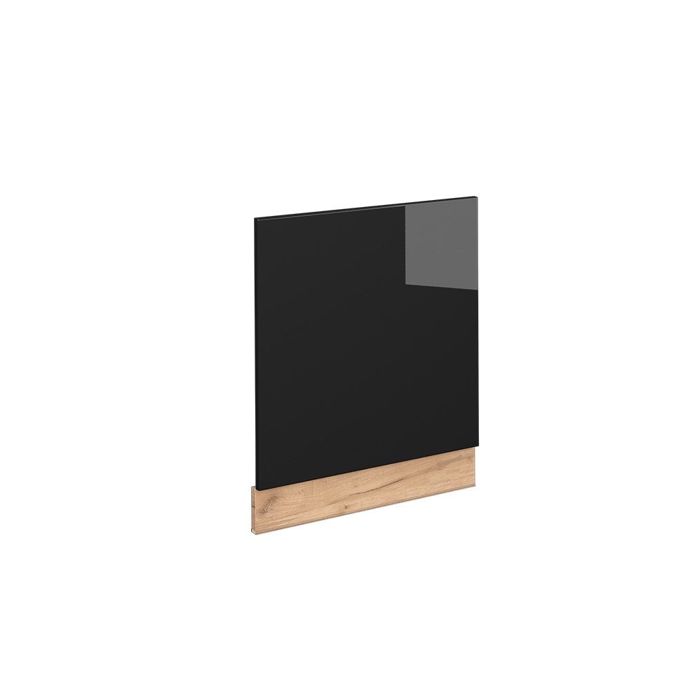 Vicco Frontblende Fame-Line Schwarz Eiche hochglanz/Goldkraft Eiche 60 cm A günstig online kaufen