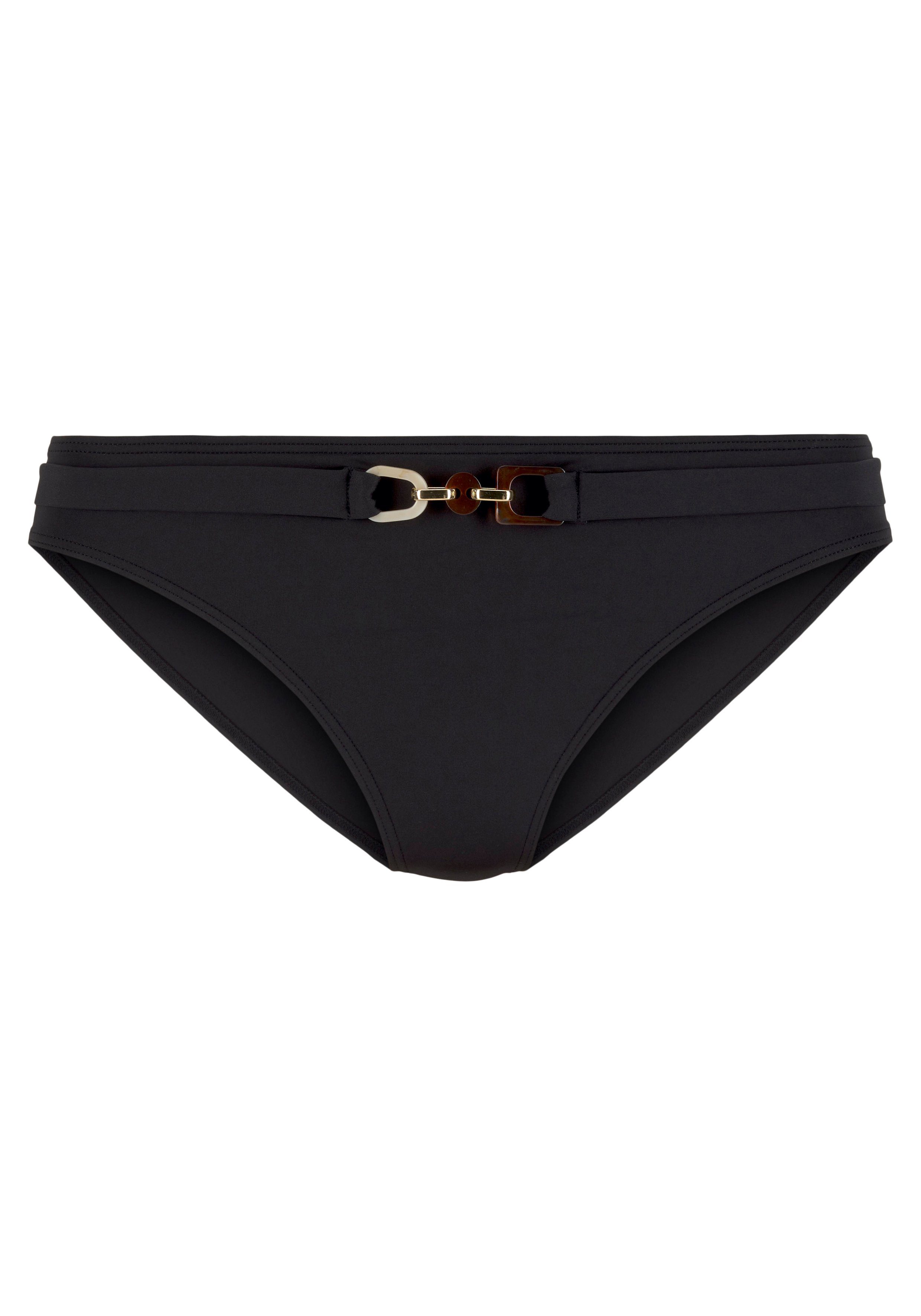 LASCANA Bikini-Hose Yves mit edlen Ziergürtel günstig online kaufen