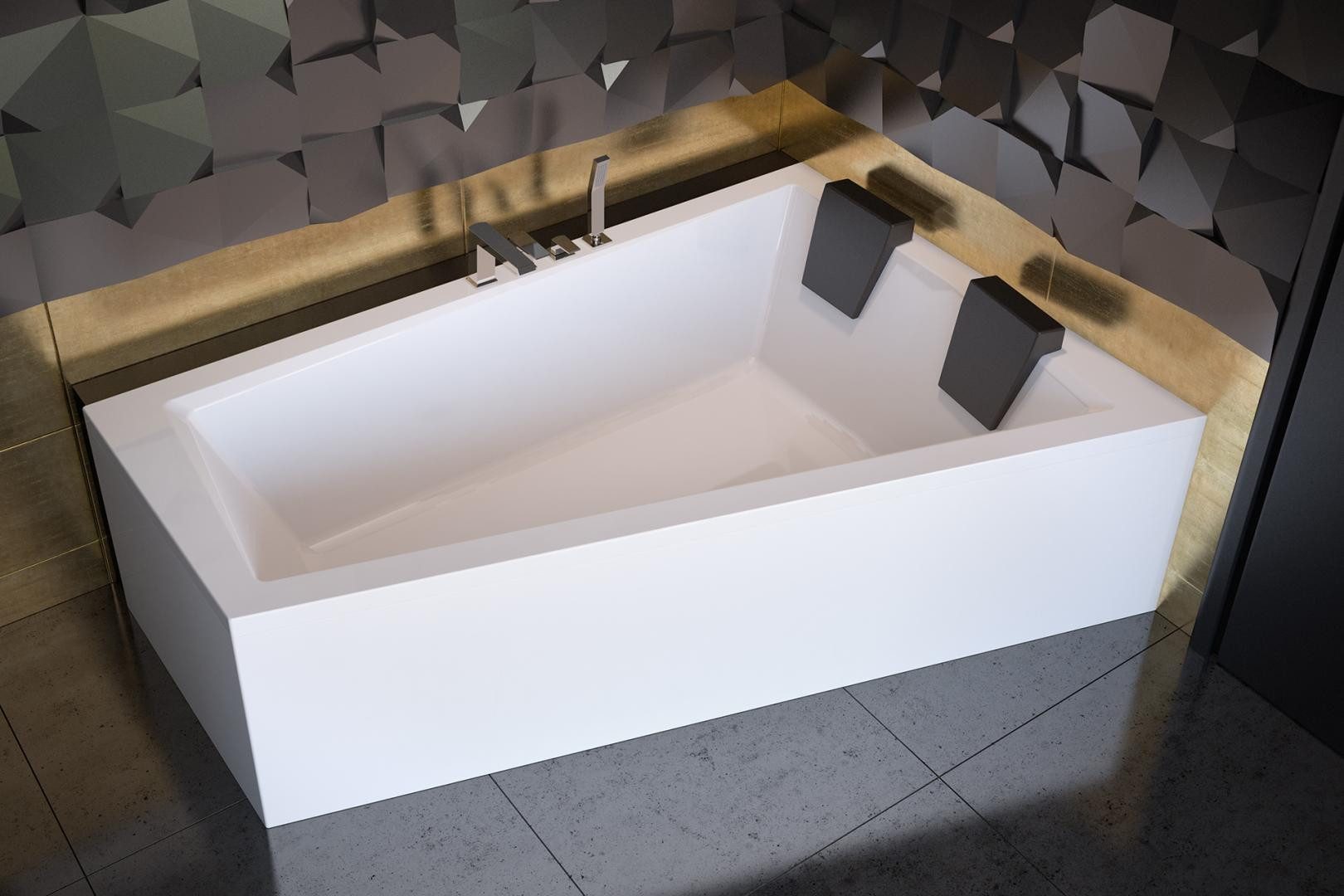Badewanne Eck Badewannen Wannen Eckbadewanne Weiß Wanne Acryl Weiß
