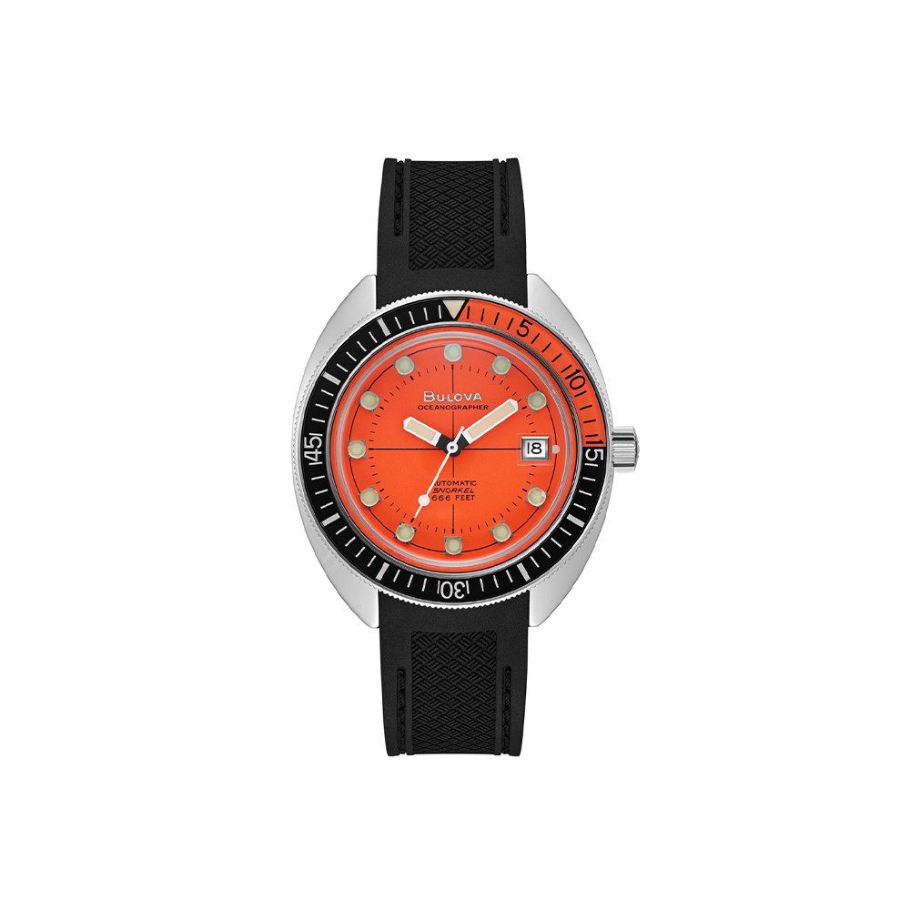 Bulova Quarzuhr Bulova Oceanographer 96B350, (100-tlg), Die Bulova Oceanographer vereint Automatikwerk, 20 Bar