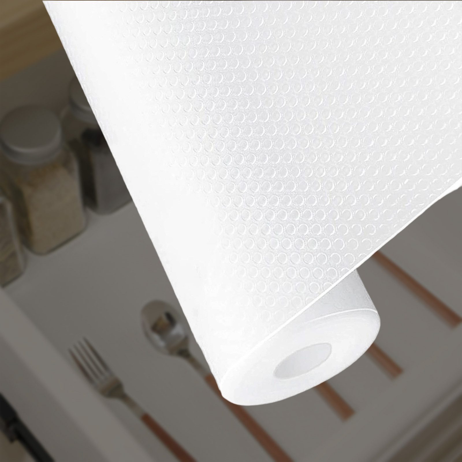 REDOM Schubladenmatte Schubladeneinlage Küchenregaleinlage Regaleinlage (45×500 cm für Schränke und Regale, 1 St., Einfach zuschneidbar Wasserabweisend schnell zu trocknen), Perfekt für Küche Bad Kleiderschrank Schreibtisch oder Arbeitsplatte