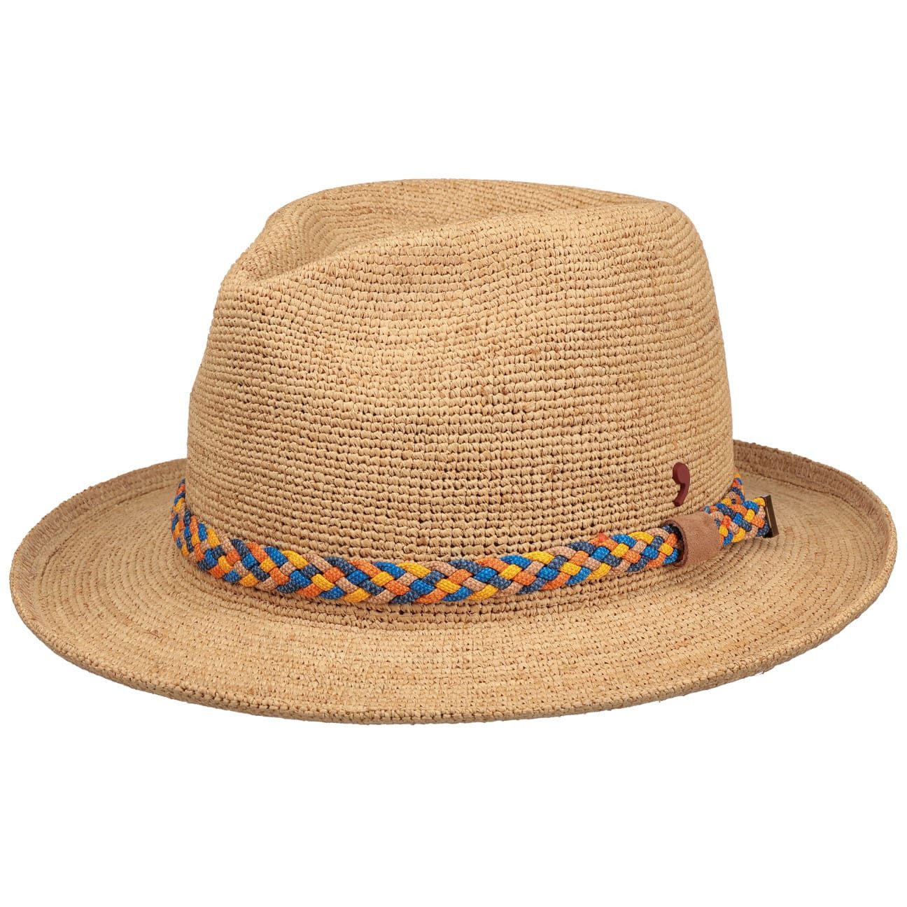 Alfonso D´Este Sonnenhut (1-St) Strohhut mit Futter, Made in Italy