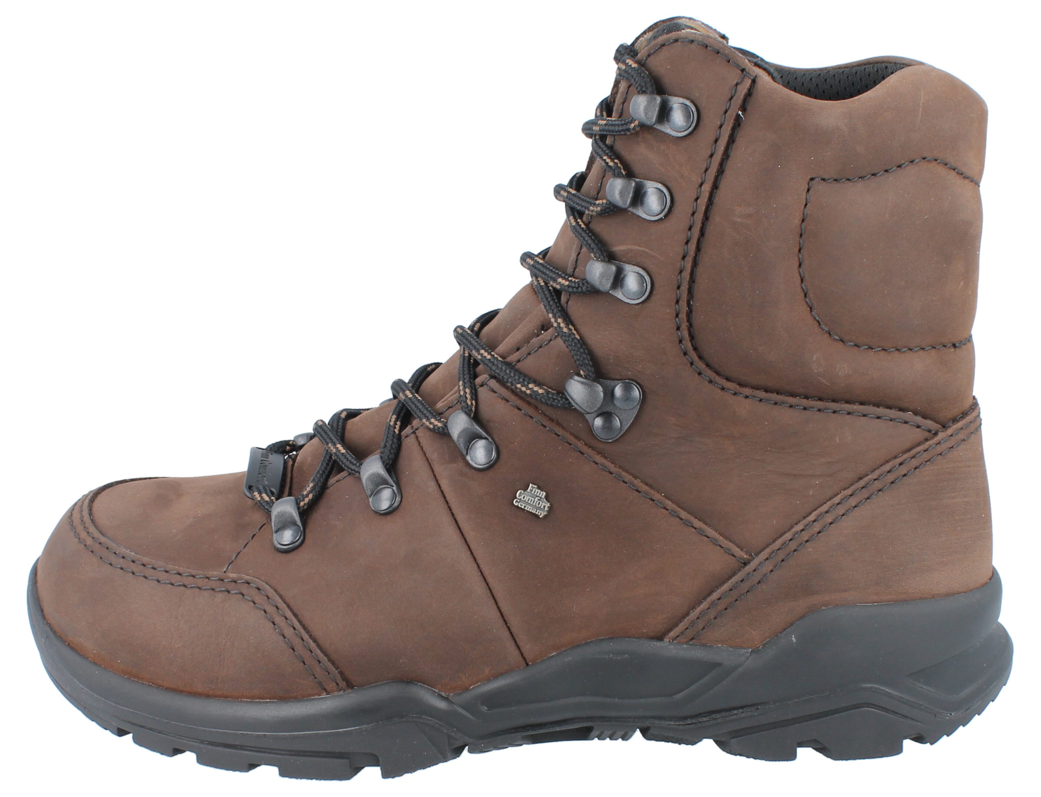 Finn Comfort FINN COMFORT Tramin Damen Herren Wanderstiefel Wanderschuhe braun Wanderschuh Wechselfußbett