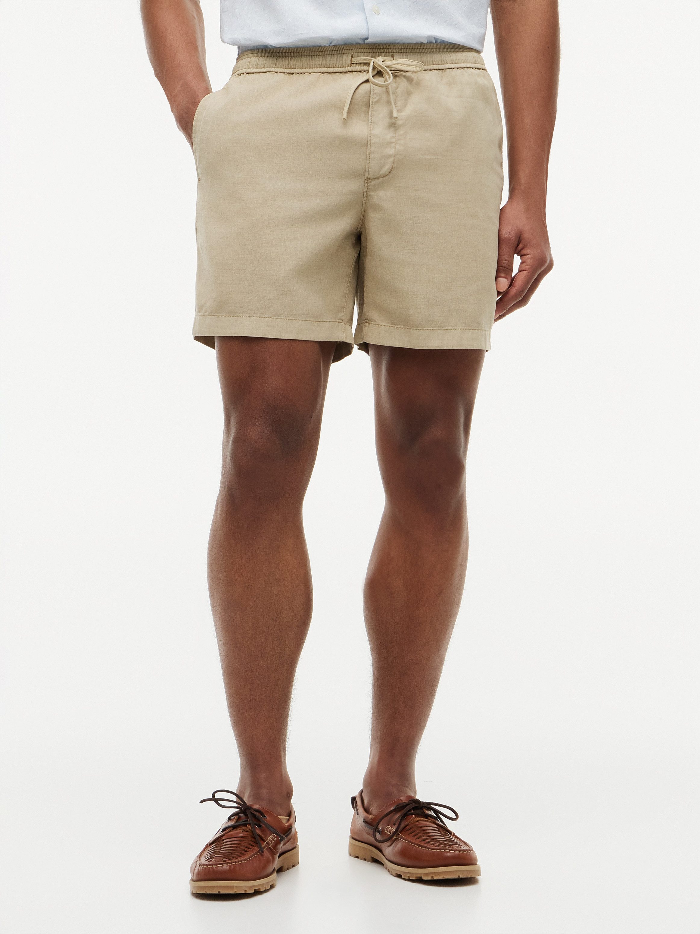 Tommy Hilfiger Shorts DOVER 6" PO CO LYOCELL GMD gewaschen, mit 15 cm Schrittlänge elastischer Bund