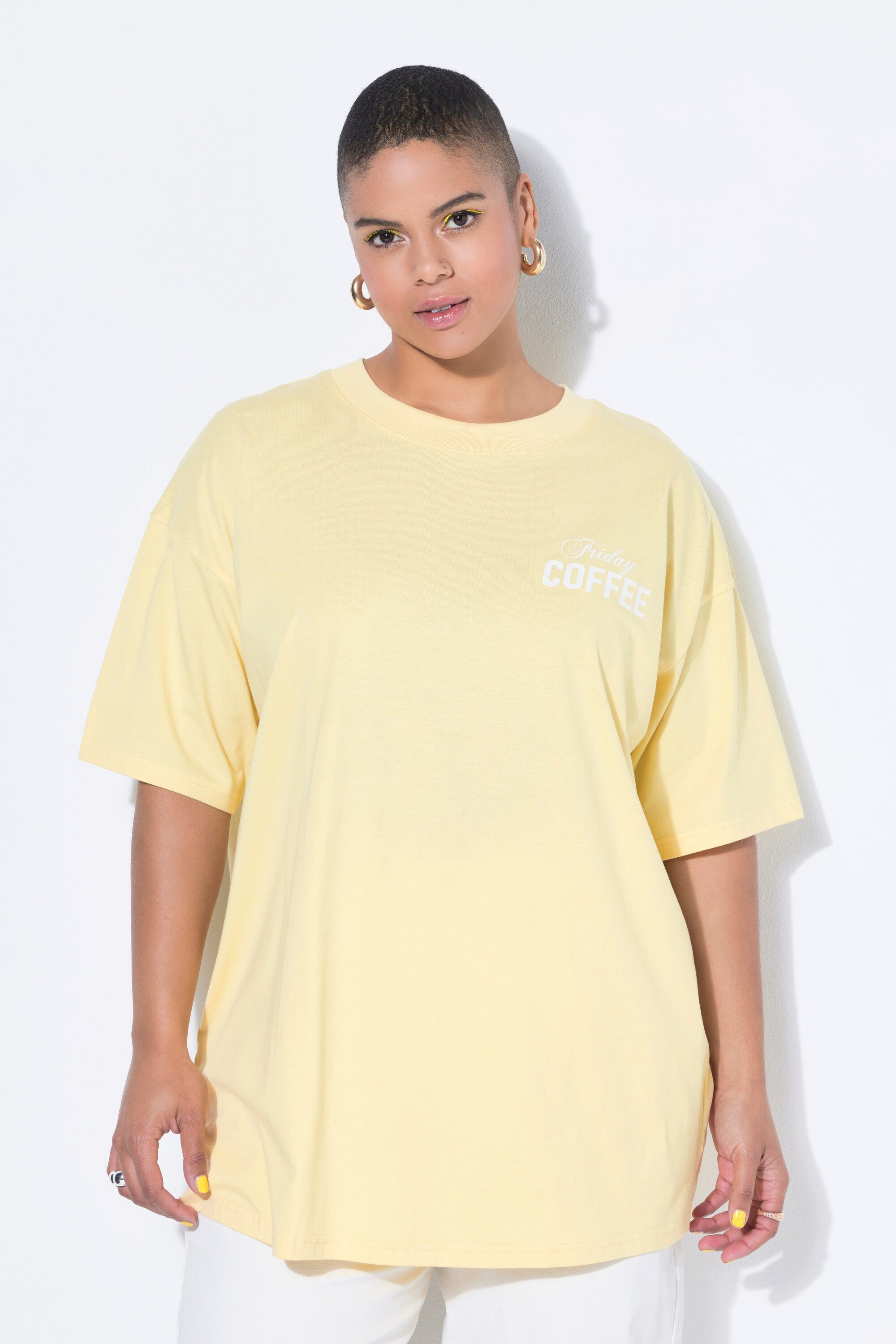 Studio Untold T-Shirt T-Shirt oversized Coffee-Rückenprint günstig online kaufen
