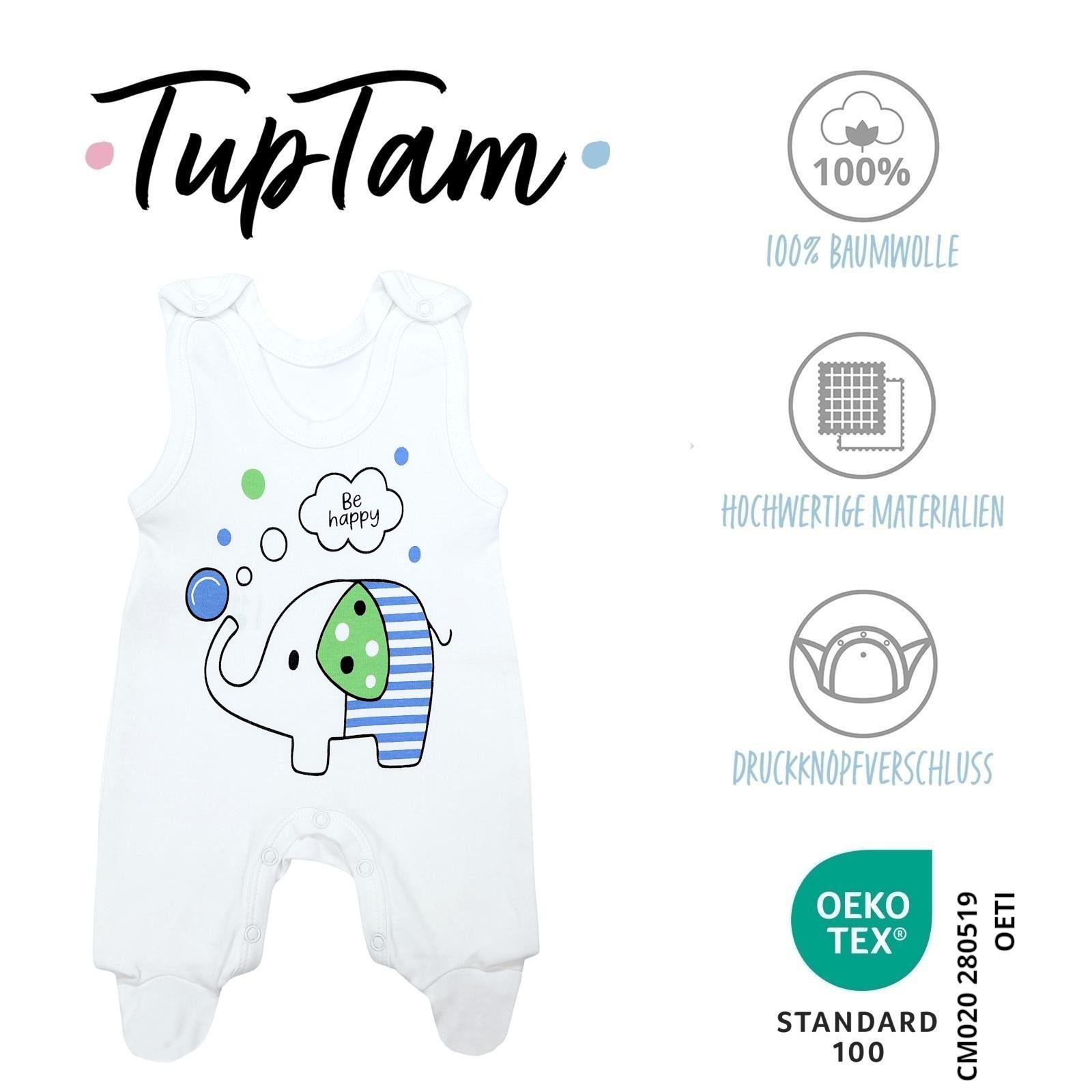 TupTam Strampler TupTam Baby Unisex Strampler mit Aufdruck Spruch 5er Pack