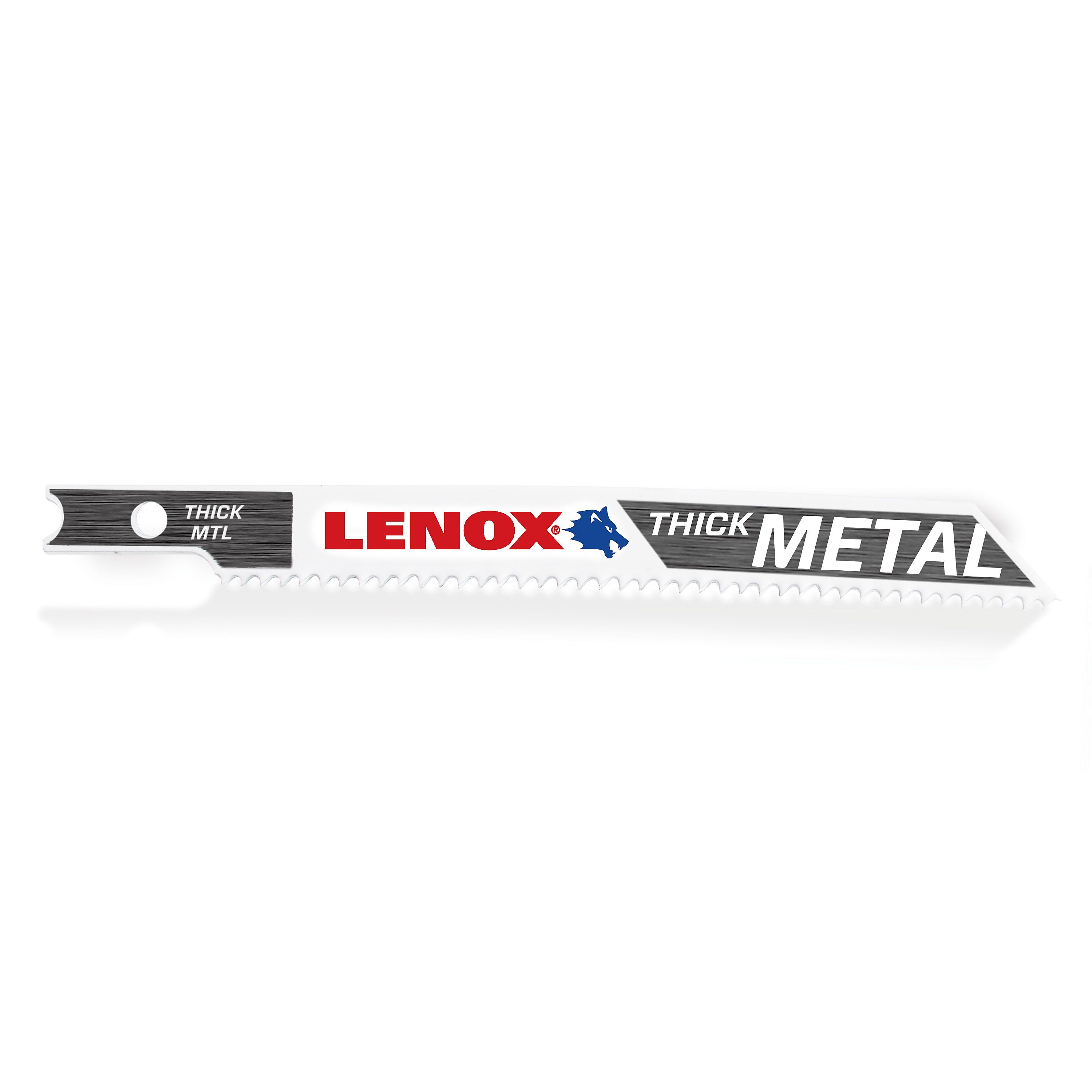 Lenox Stichsägeblatt 1991597 Bi-Metall Power Arc 92 x 10 x 0,9mm 14ZPZ (5-St), U-Schaft, für Metall (2,4mm)