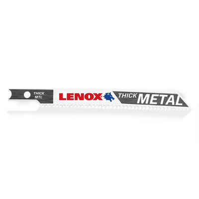 Lenox Stichsägeblatt 1991597 Bi-Metall Power Arc 92 x 10 x 0,9mm 14ZPZ (5-St), U-Schaft, für Metall (2,4mm)