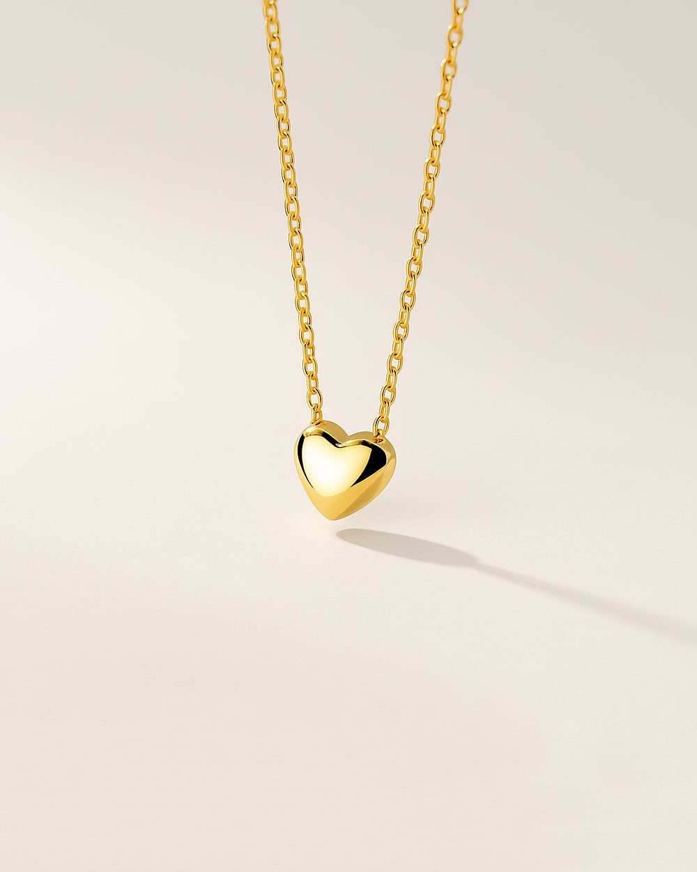 DANIEL CLIFFORD Herzkette 'Janet' Damen Halskette 18 Karat vergoldet mit An günstig online kaufen