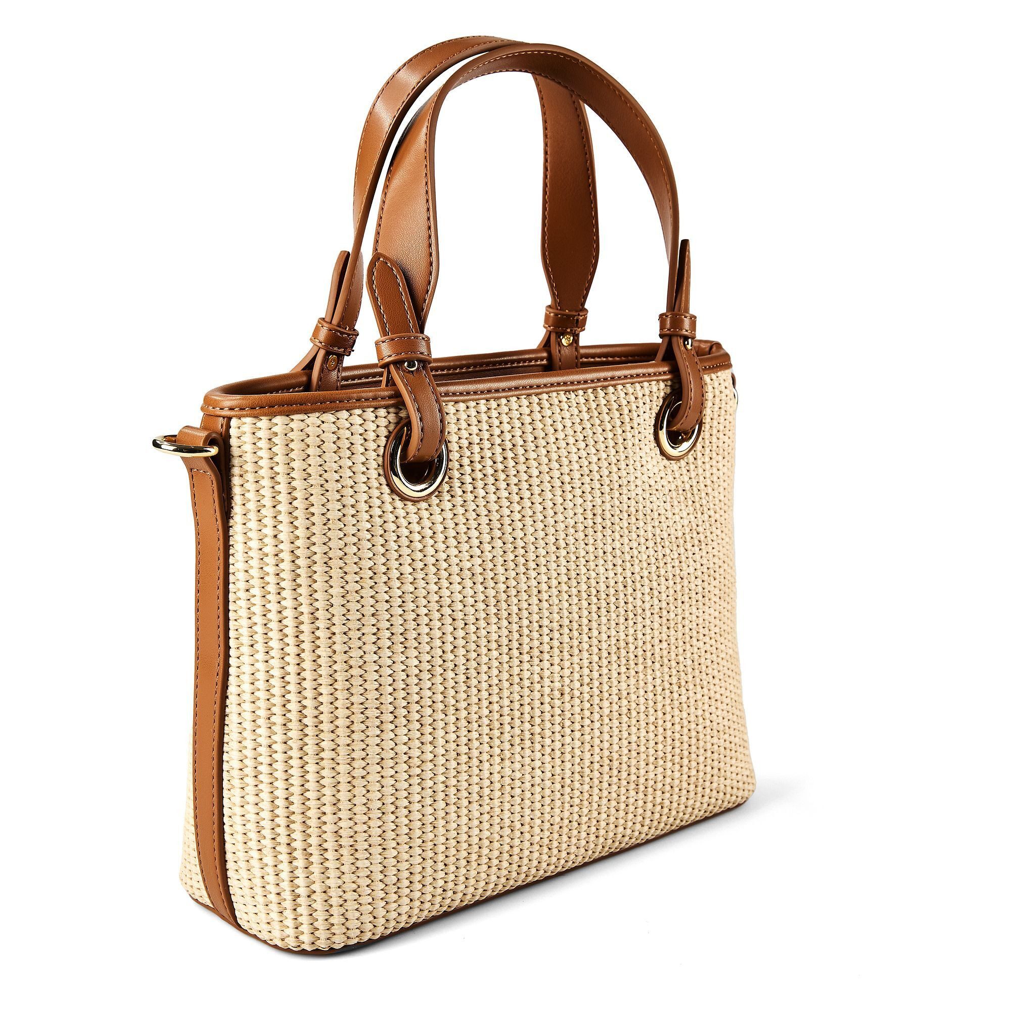 LOVE MOSCHINO Henkeltasche Straw Chic, Polypropylen