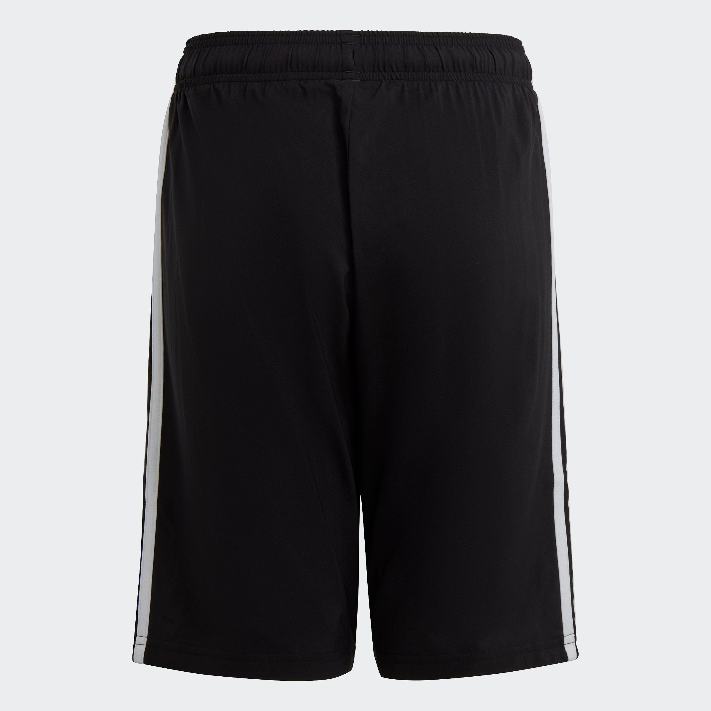 adidas Sportswear Shorts 3-STREIFEN (1-tlg) WOVEN Black ESSENTIALS White 
