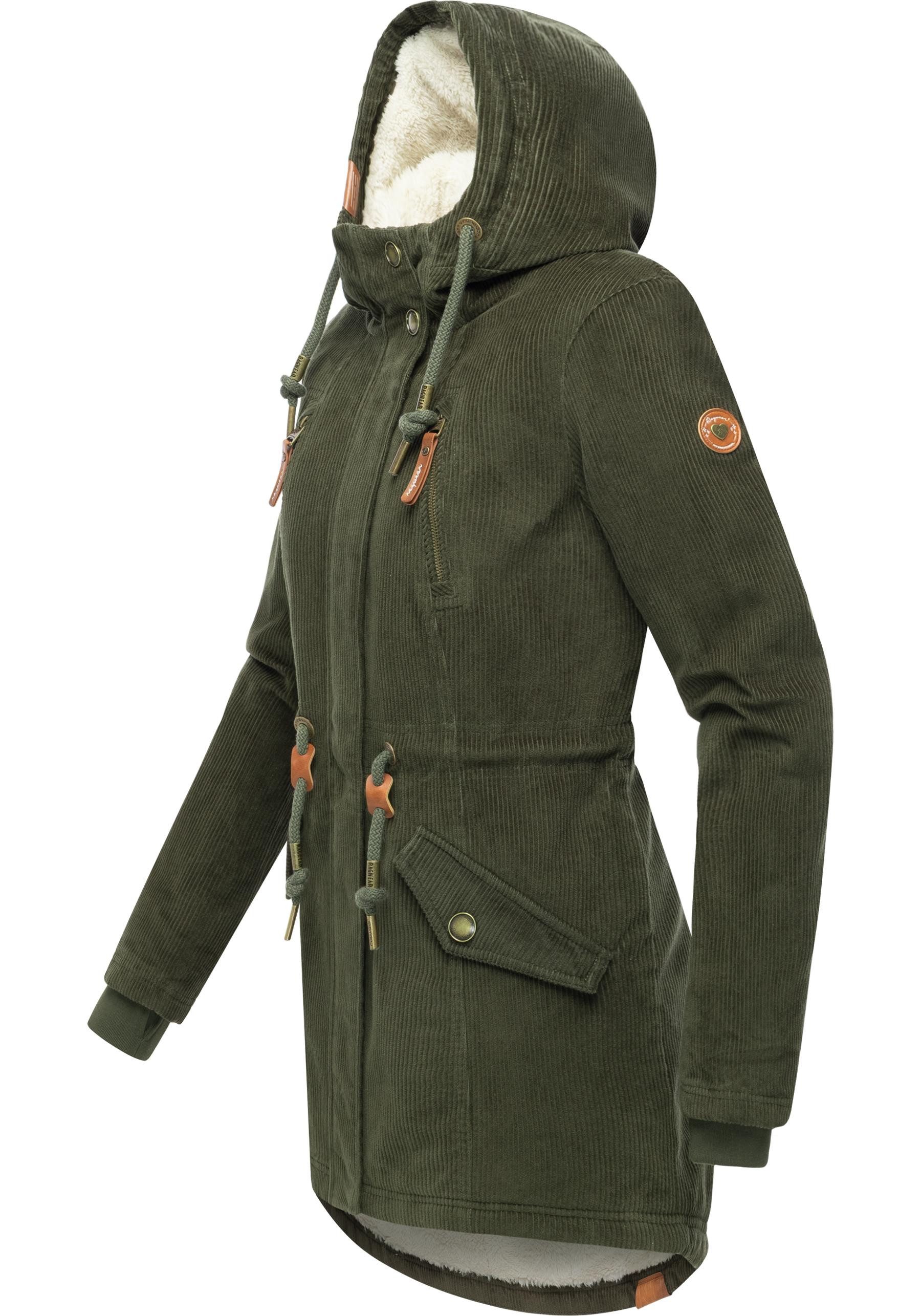 Ragwear Kurzmantel Ellsie Cordy YOUMODO Warmer günstig online kaufen