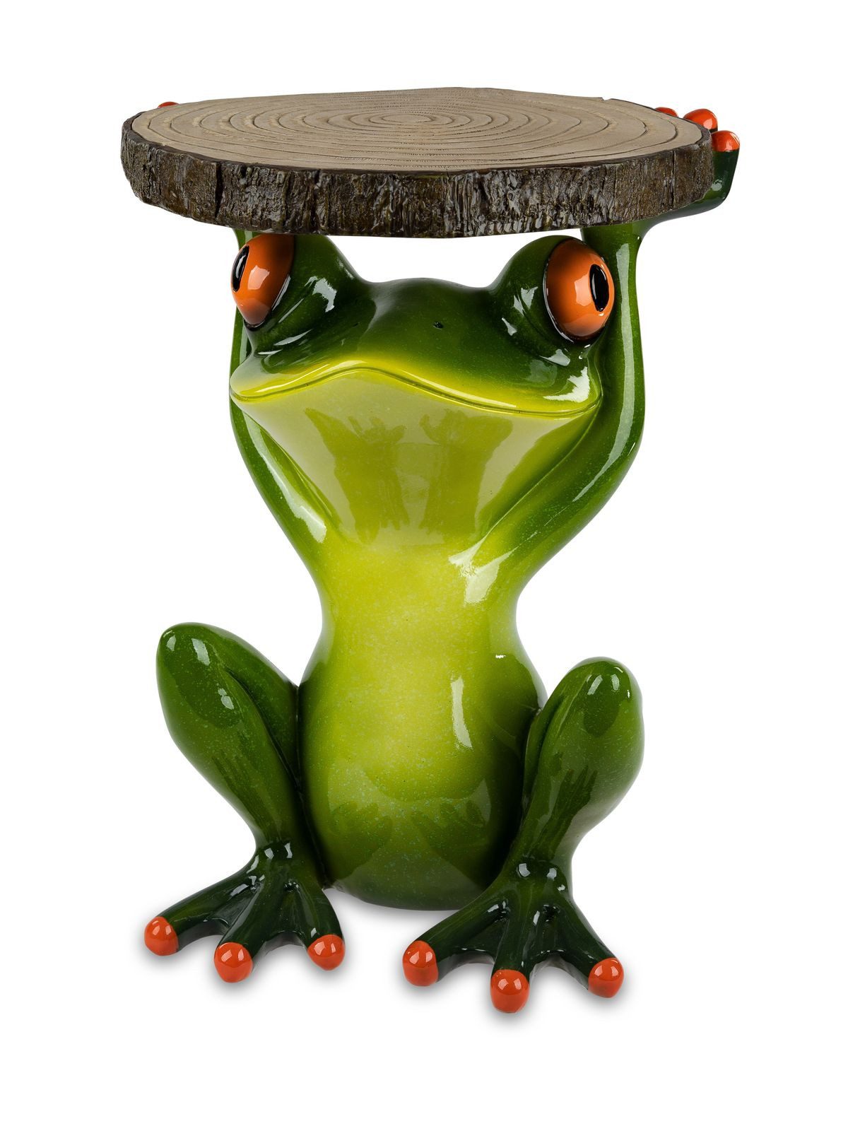 formano Gartenfigur Garten Deko Tisch Frosch - Frosch für Blumen und Pflanzen - 44 cm