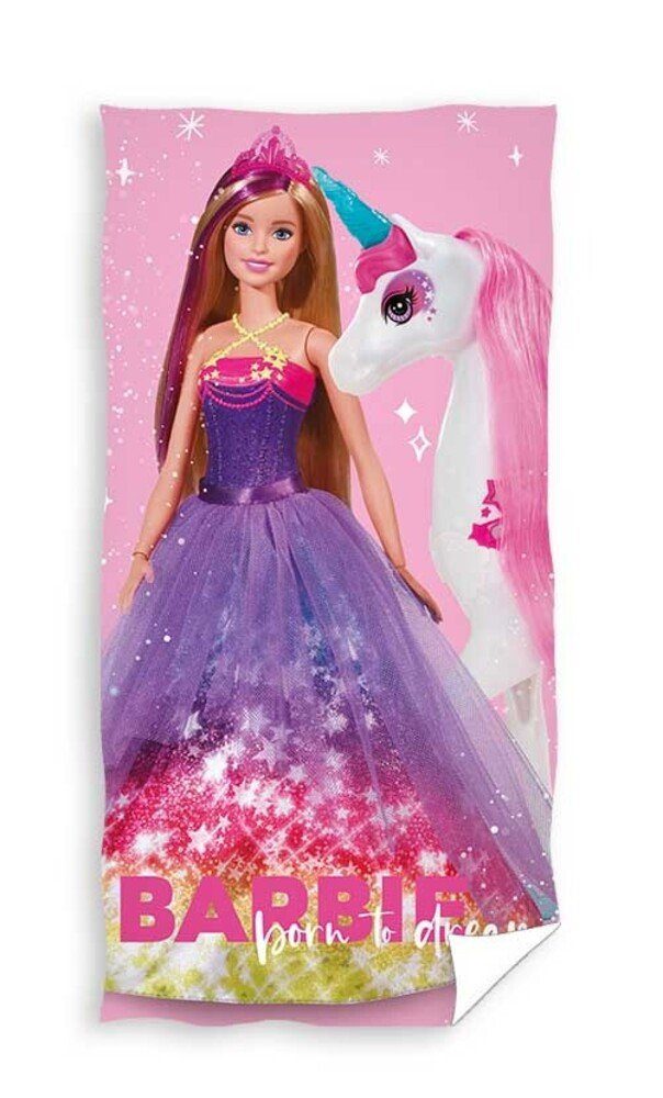 Mattel® Strandtuch Barbie Badetuch Handtuch Strandtuch 70 x 140 cm
