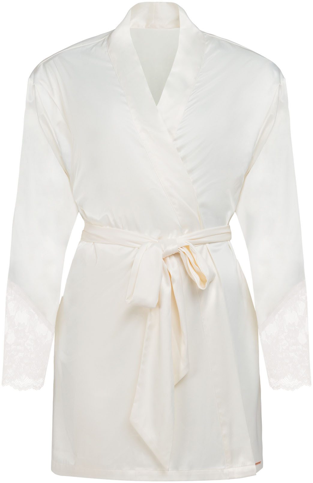 Dorina Kimono LYRA-SATIN, Midilänge, Satin, Kimono-Kragen, günstig online kaufen