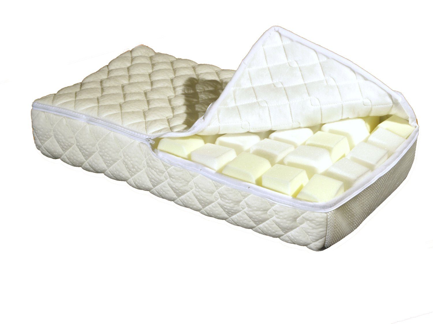 Garanta Nackenstützkissen Flexinet Air Visco Schaumstoff Flechtkern, Füllung: Viscoelastischer Schaumkern, Bezug: Tencel-Doppeltuch, Bauchschläfer, Seitenschläger, Rückenschläfer, punktelastische Stützkraft