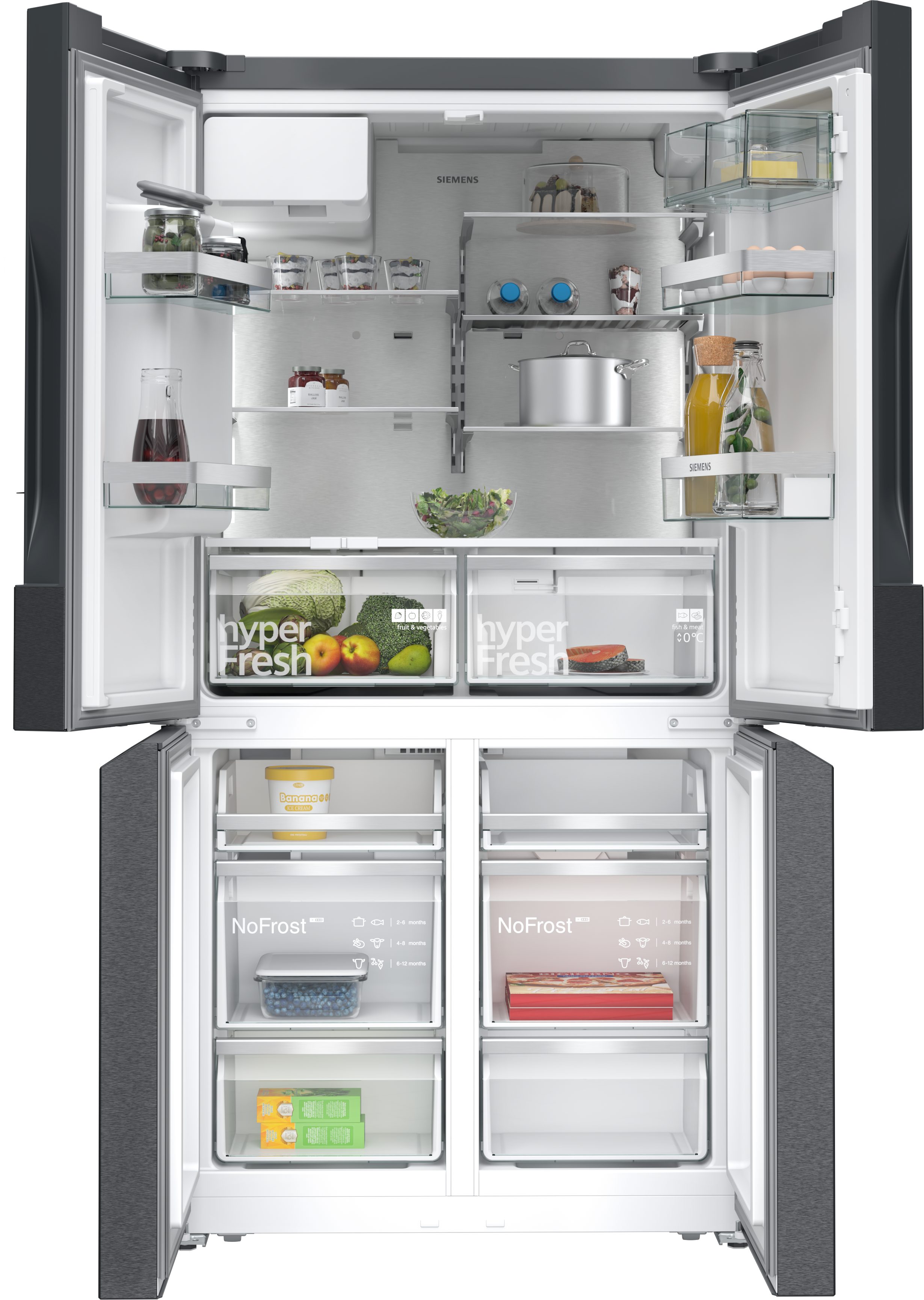 SIEMENS Multi Door iQ500 KF96DAXEA, 183 cm hoch, 90,5 cm breit