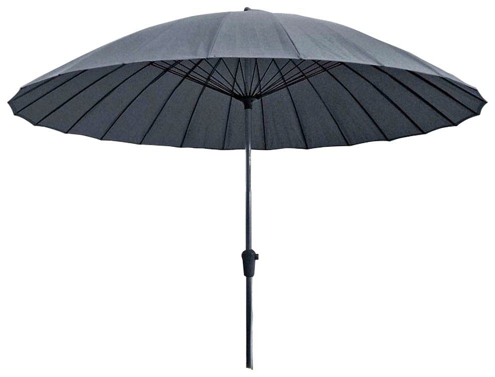 Garden Pleasure Sonnenschirm Sonnenschirm mit 24 Streben, anthrazit, TOPSEL günstig online kaufen
