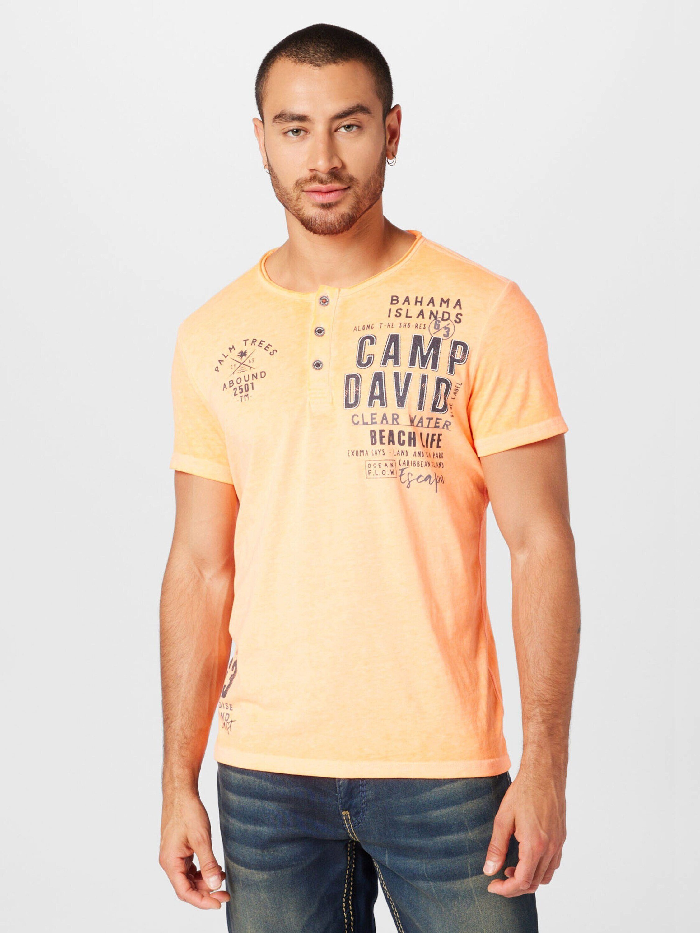 CAMP DAVID T-Shirt neon sunset (1-tlg)