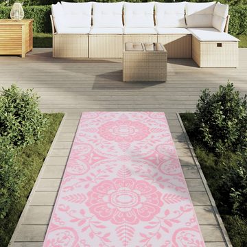 Outdoorteppich Outdoor-Teppich Rosa 80x250 cm PP, vidaXL