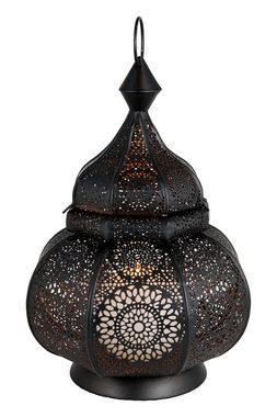 Marrakesch Orient & Mediterran Interior Windlicht Orientalische Laterne Ziva orientalisches Windlicht Metalllaterne, Handarbeit