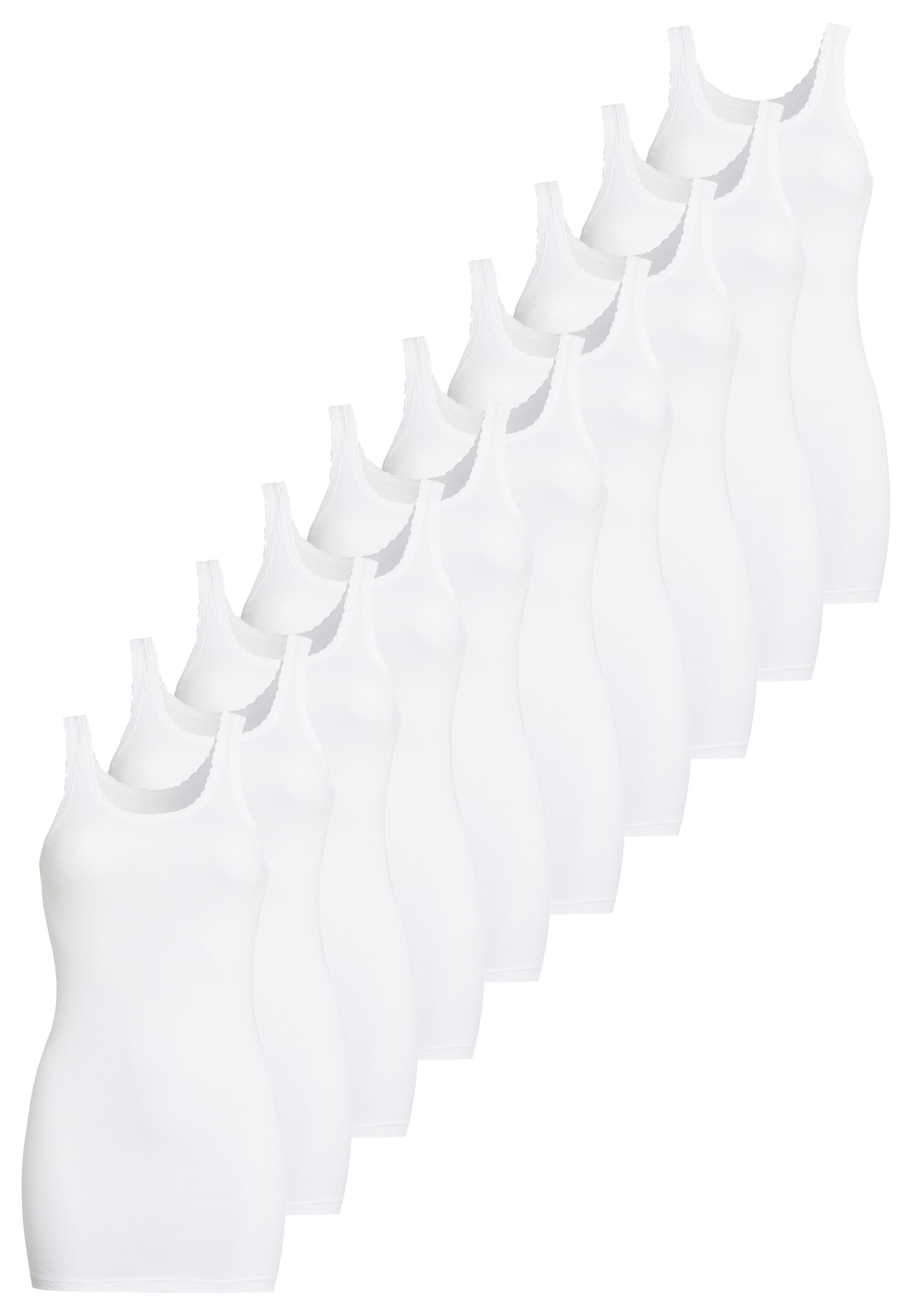 conta Unterhemd 10er Pack Basic (Spar-Set, 10-St) Unterhemd / Top - Baumwolle - Atmungsaktiv