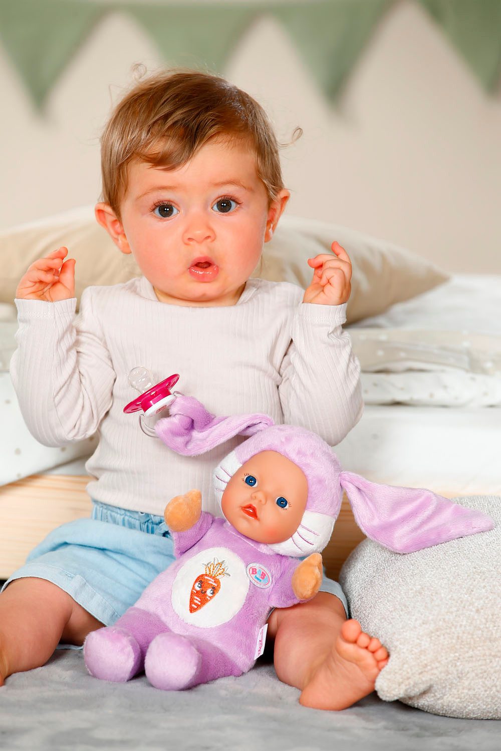 Baby Born Plüschfigur BABY born for babies, Funny Hase 26 cm günstig online kaufen