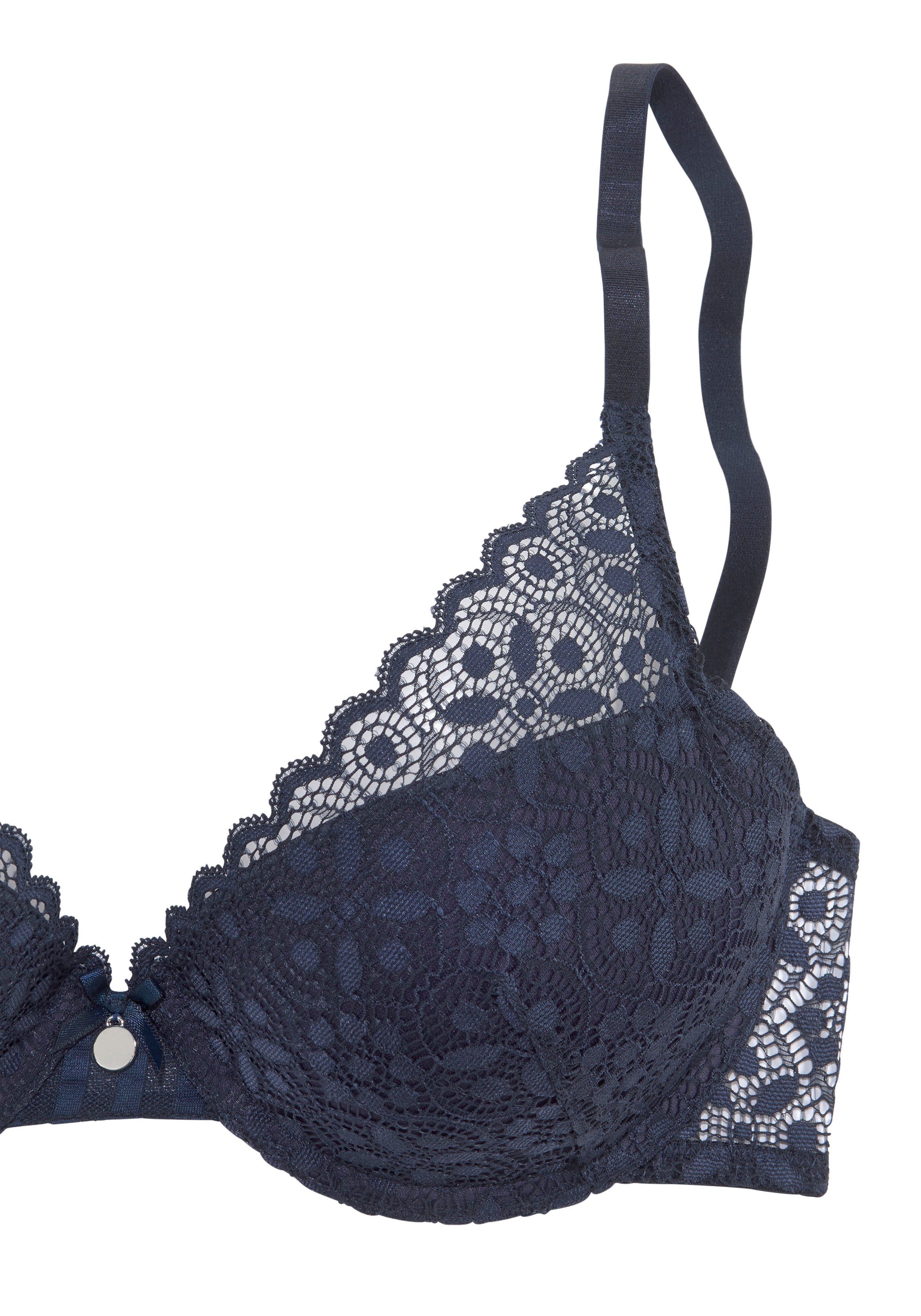 s.Oliver Push-up-BH Amelie aus floraler, transparenter Spitze, Dessous
