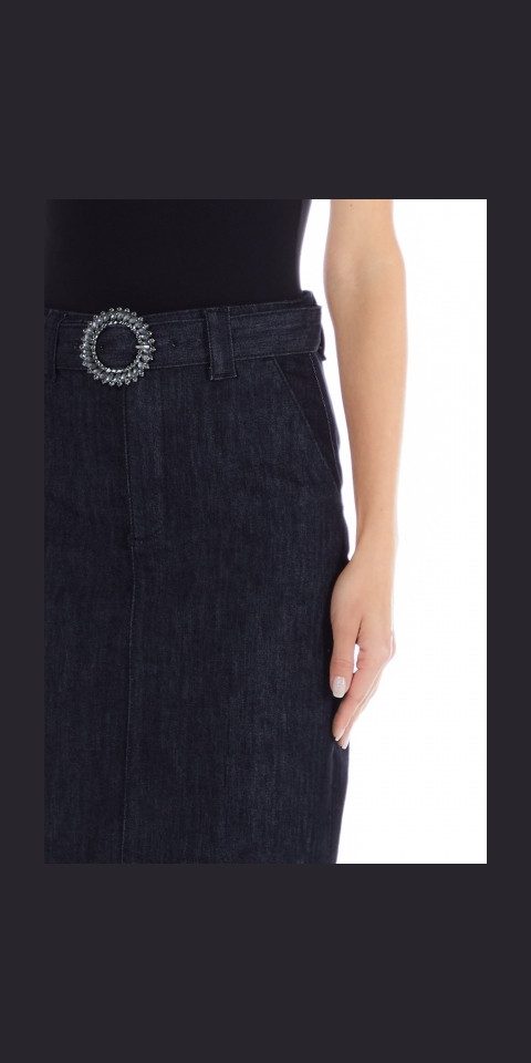 Liu Jo Jeansrock - Rock - Midirock - Etuirock GONNA DENIM LONGUETTE