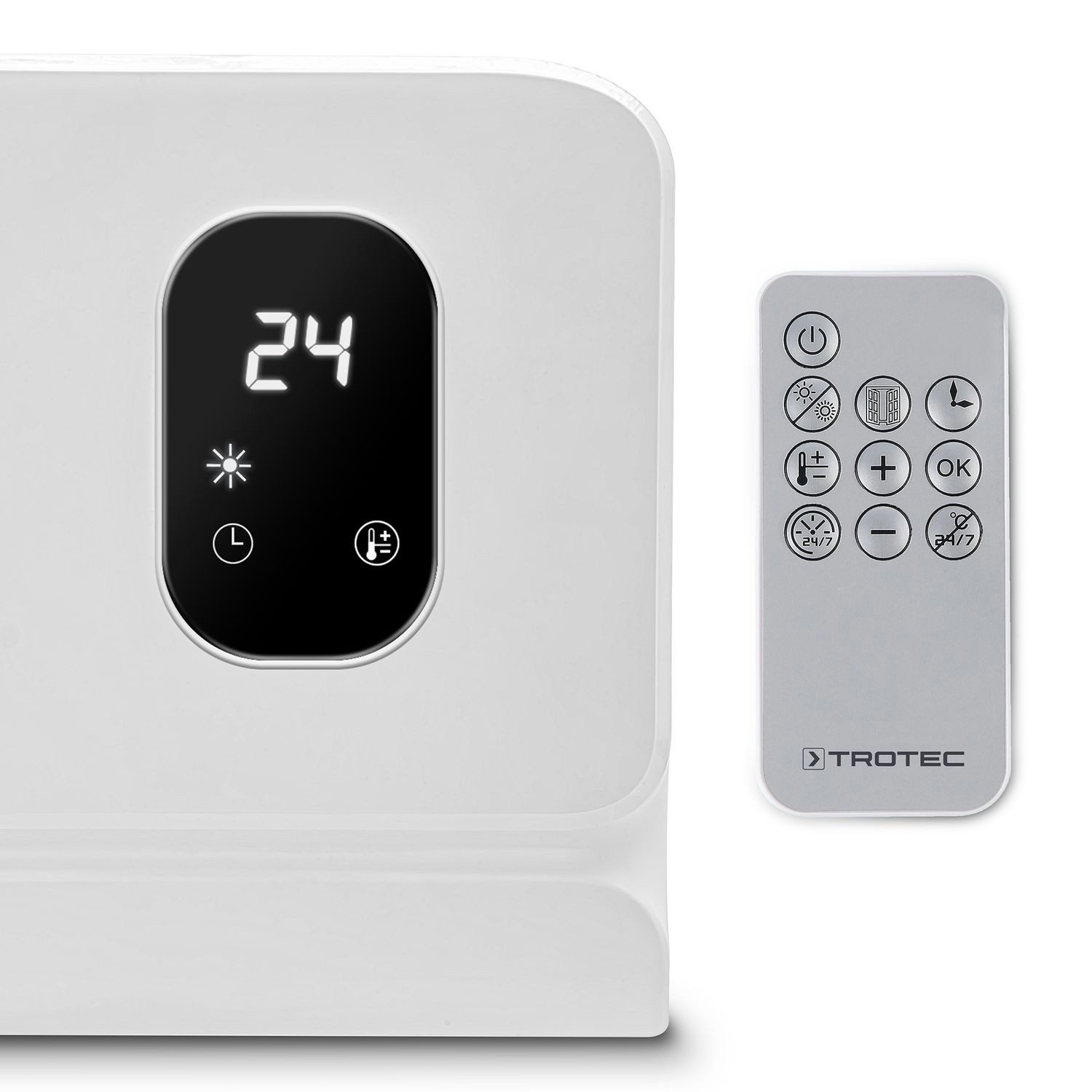 TROTEC Heizlüfter TFC-W 27 E Wandheizlüfter, max. 2 kW, IR-Fernbedienung, 24 m² – Bild 5 von 5