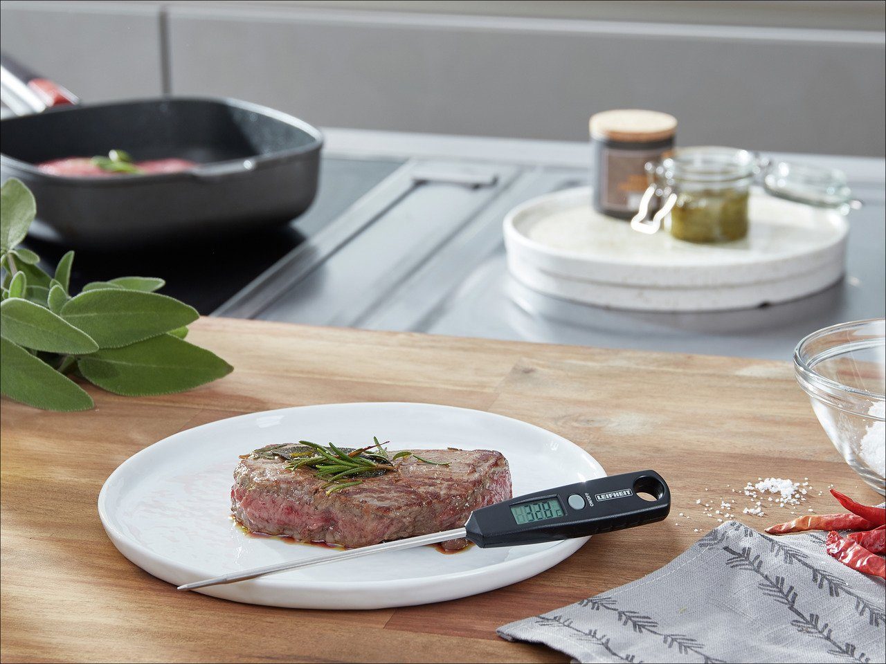 Leifheit Bratenthermometer, digital