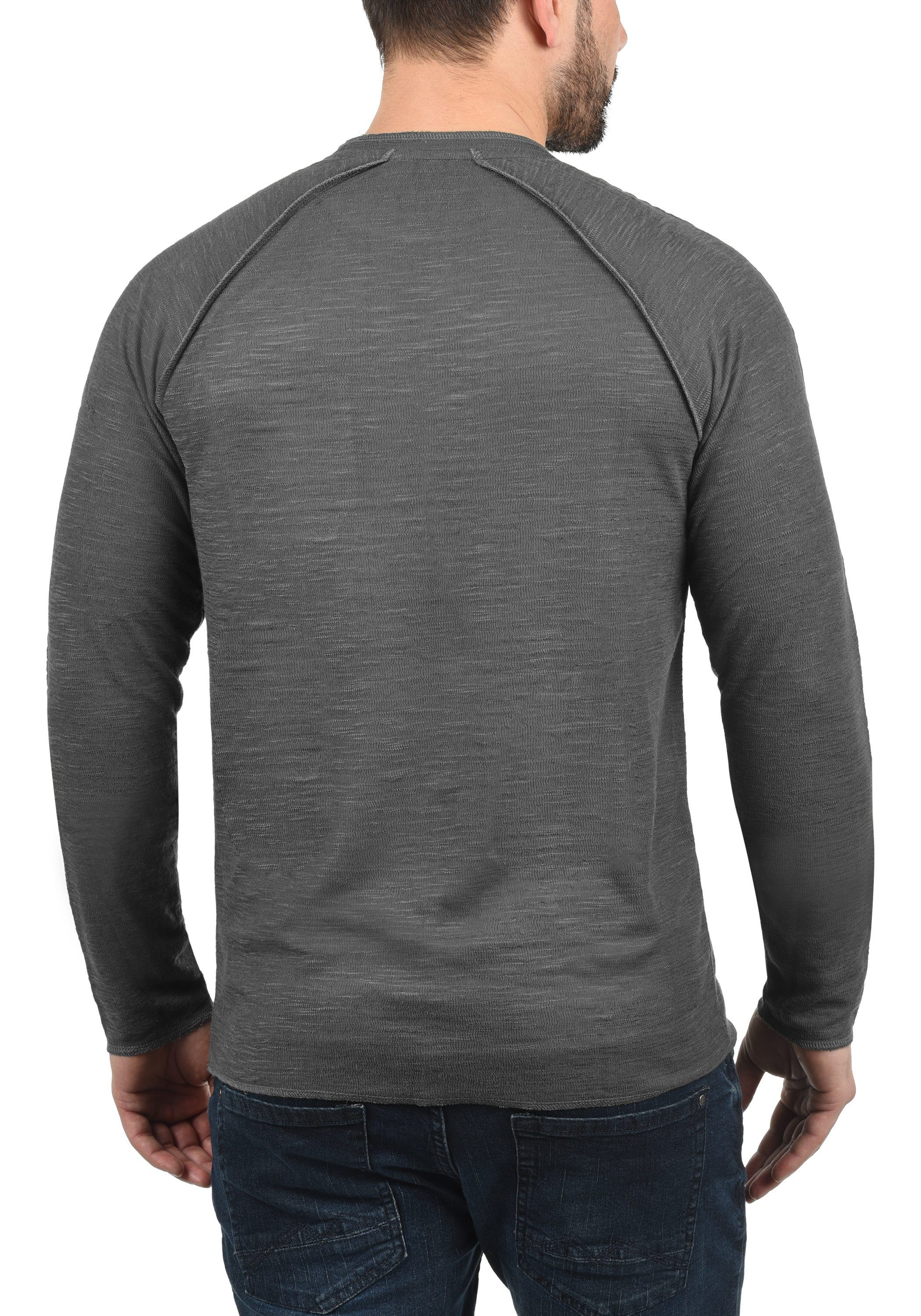 Solid Sweatshirt SDDon Sweatpullover (2890) Grey Brusttasche mit Dark