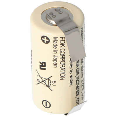 Sanyo »Sanyo Lithium Batterie CR17335 SE Size 2/3A mit Lö« Batterie, (3 V), Geringe Selbstentladung