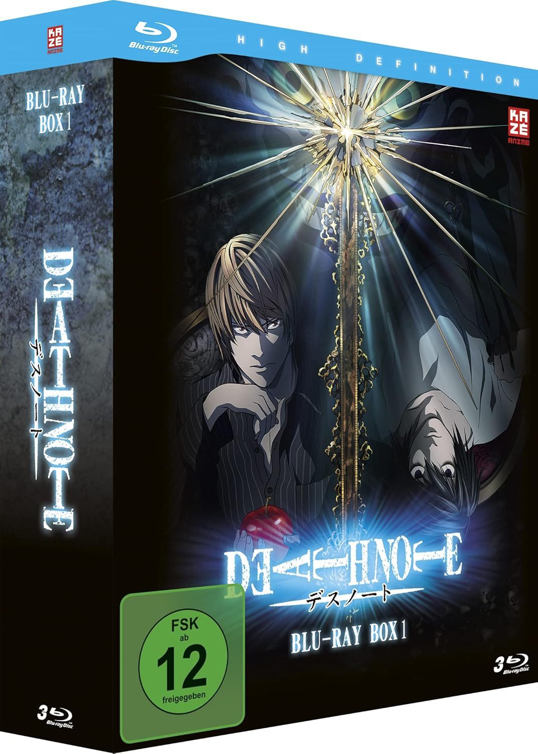 Crunchyroll Blu-ray Death Note: Box 1 (Episode 01-18) BluRay, (3-St., Box-Set)