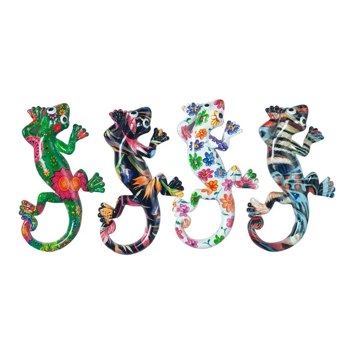 LK Trend & Style Magnet Gecko (2 Stück zufällig ausgewählt, Kühlschrankmagnet zwei verschiedene Designs), hält auf alle magnetischen Oberflächen