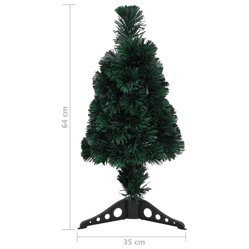 Ständer furnicato 64 mit Glasfaser Weihnachtsbaum Künstlicher cm Schlank