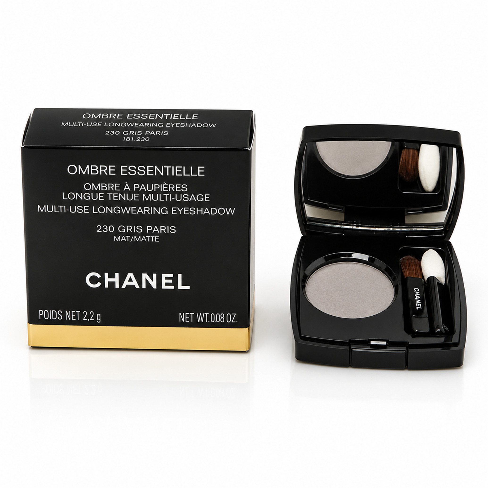 CHANEL Lidschatten Chanel Ombre Essentielle Lidschatten eyeshadow 230 Gris Paris 2,2g