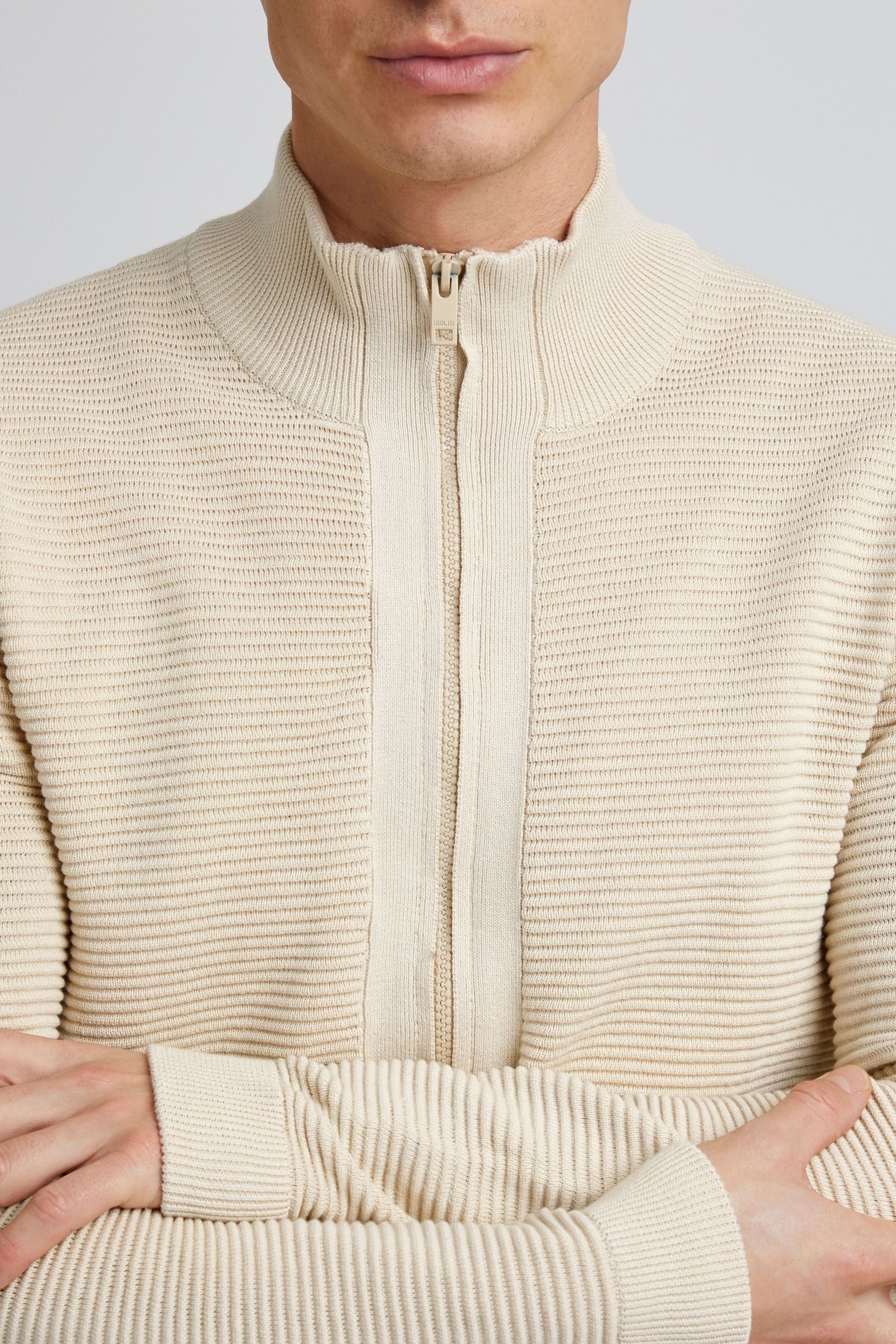 !Solid Strickjacke SDNicklas Strickjacke mit Reißerschluss