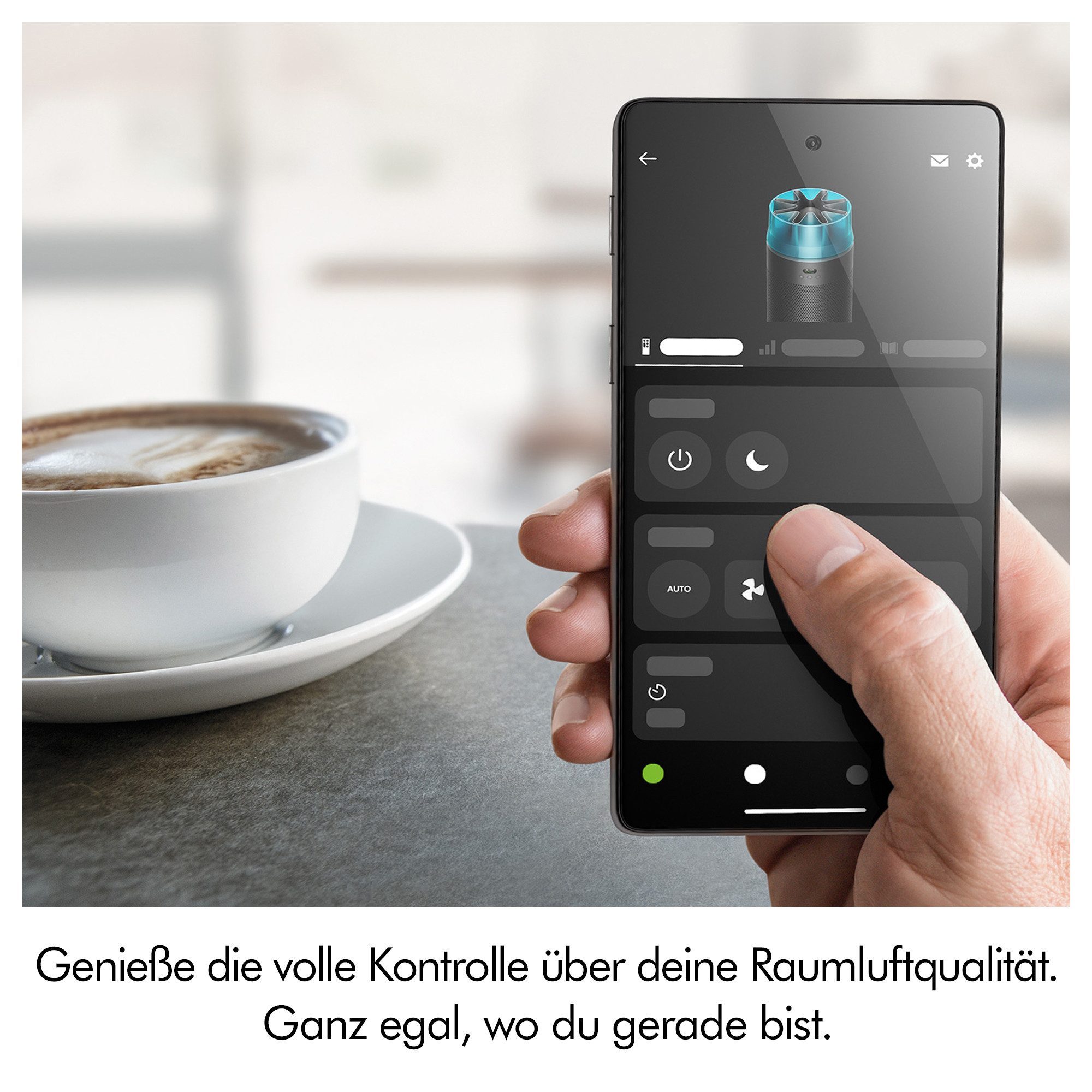 DYSON Luftreiniger HushJet Purifier Compact HJ10, Haltbarkeit des Filter: 5 Jahre, für 100 m² Räume, Kompakt und leistungsstark. Und dennoch leise. – Bild 4 von 5